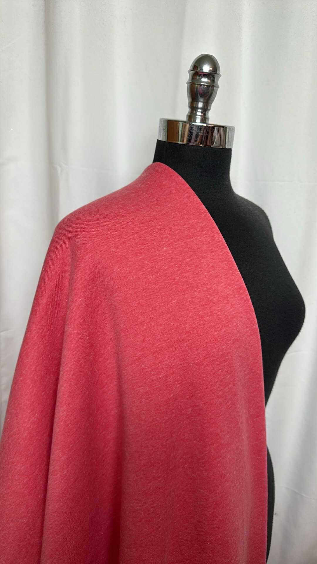 Soft Red - Cotton/Poly Sweatshirt Fleece - 3 Yard Cut