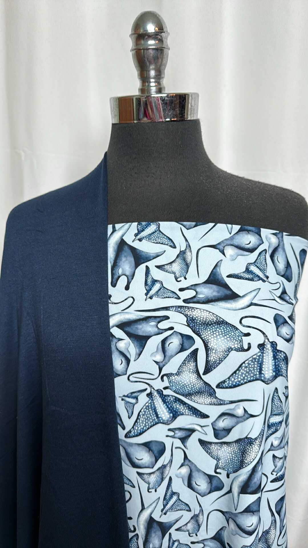 NAVY/MANTA RAY BUNDLE : 1+YD Manta Ray N/S & 1.5YD Navy PRS FT : A28958