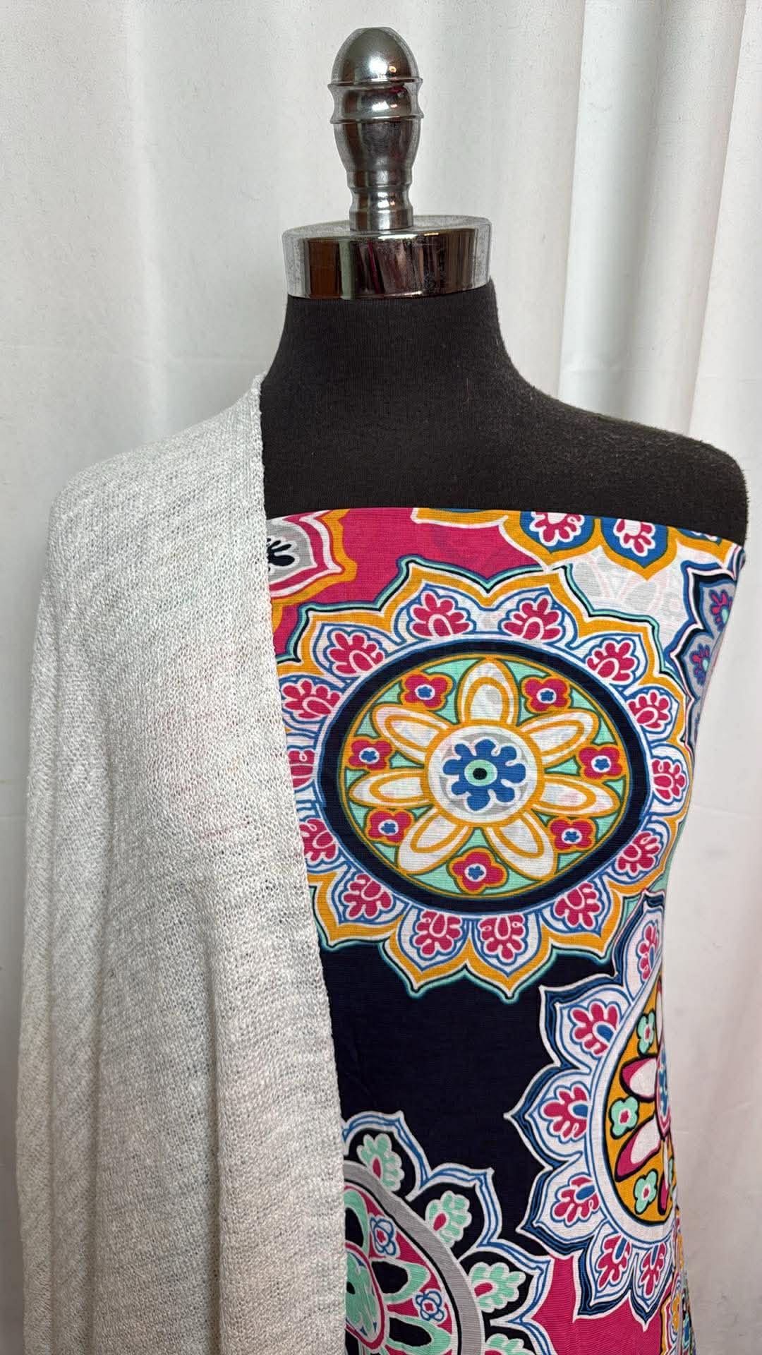 MANDALA/LOOSE SWEATER BUNDLE : 2YD Loose-Knit Light-Weight Sweater & 2YD Mandala Bulgari : A30085