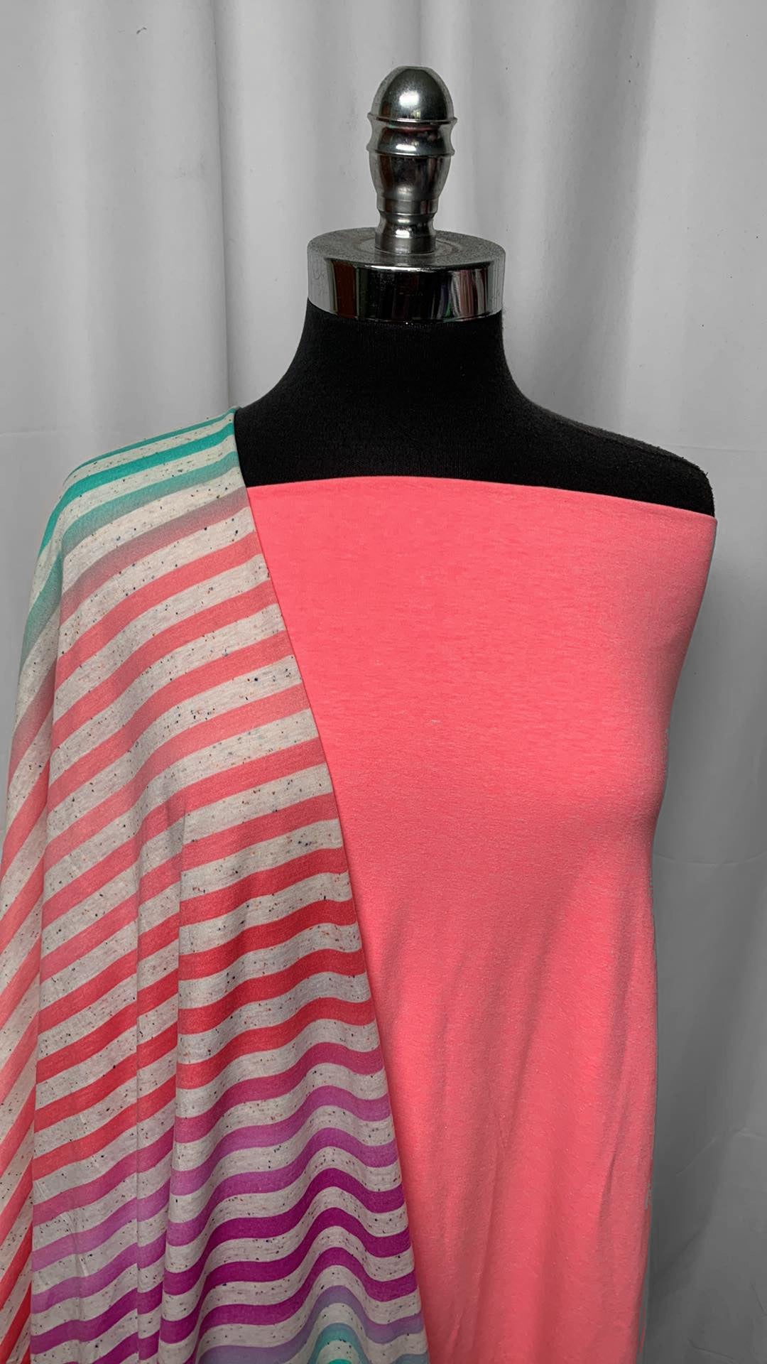 NEON/OMBRE STRIPE BUNDLE : 2YD Neon C/S & 2YD Ombre Stripe PRS Jersey : A25351