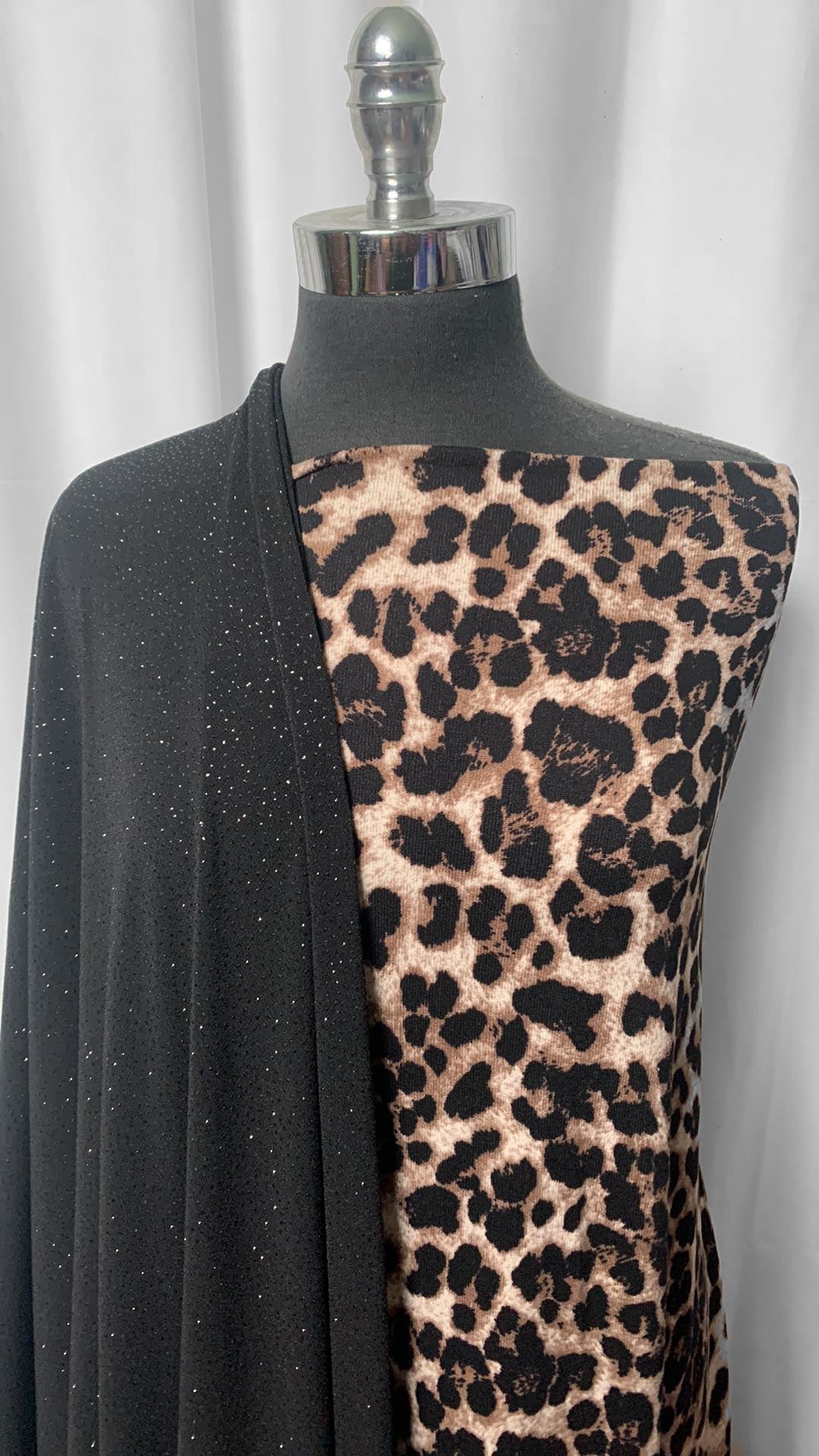 GLITTER/LEOPARD BUNDLE : 2YD Glitter ITY & 2YD Leopard Oakley SK : A2377