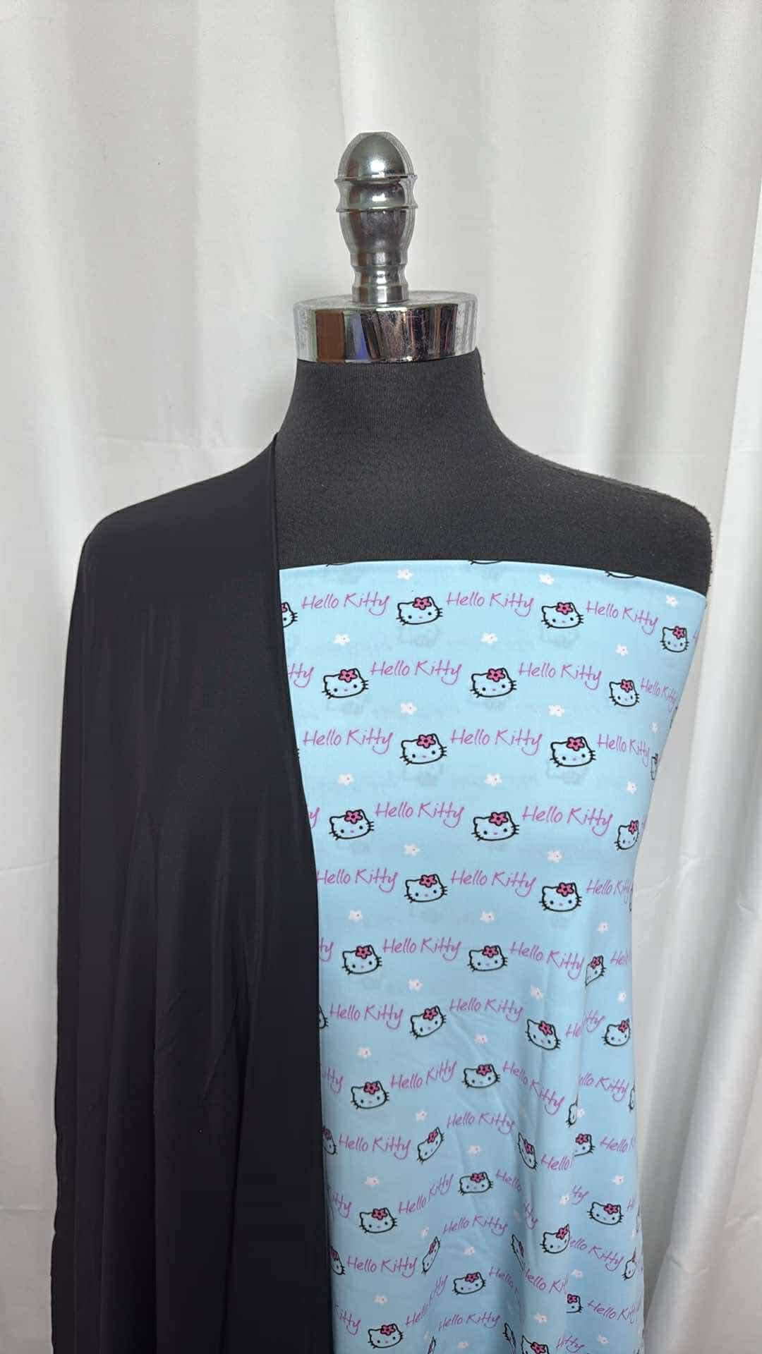 BLACK/BLUE Hi CAT BUNDLE : 2.5YD Black N/S & 2YD Blue Hi Cat N/S : A27007