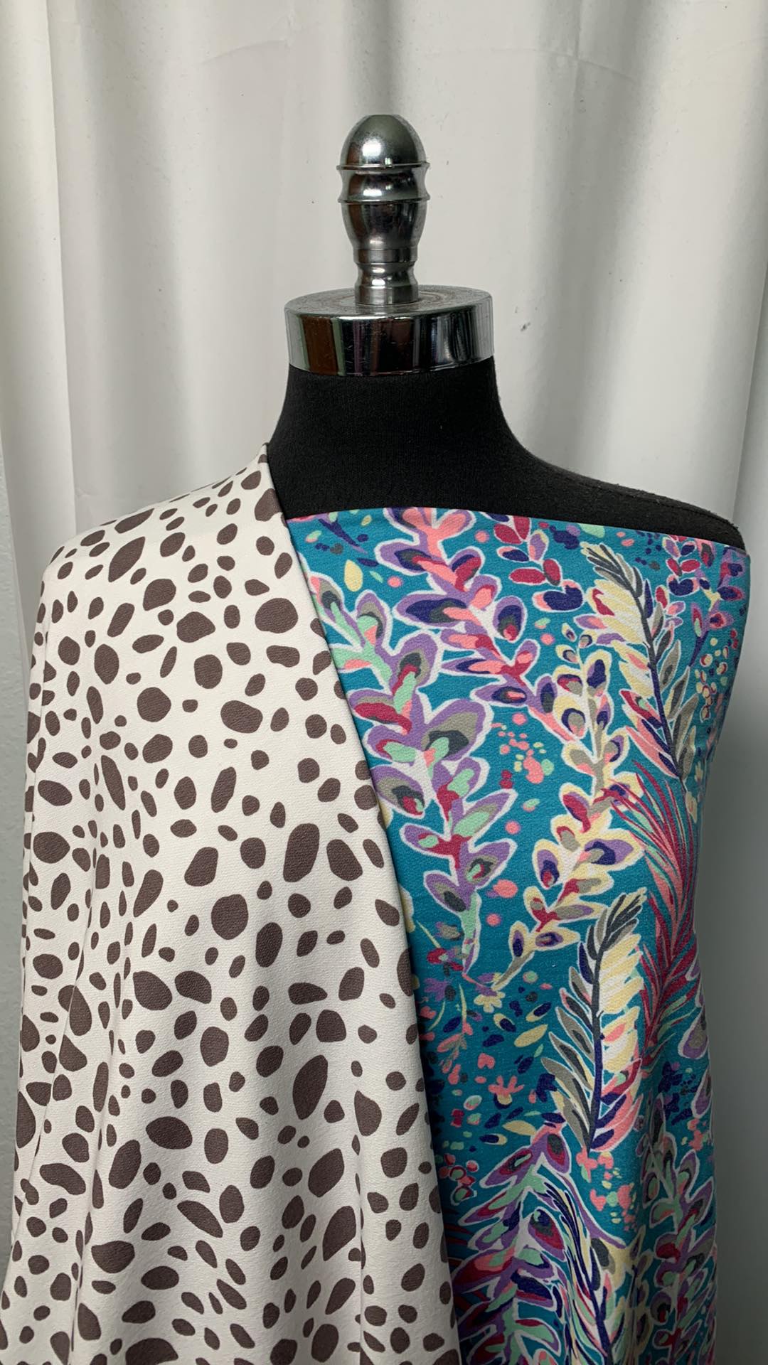 LEAVES & DOTS BUNDLE : 2YD Dots C/S FT & 1YD Leaves PRS FT : A1620