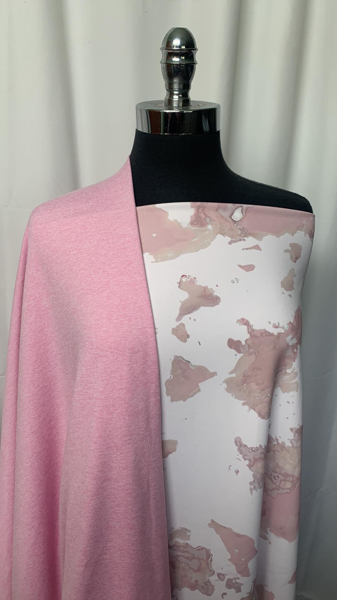 PINK SPLATS BUNDLE : 2YD Splat PF & 2YD Pink Top-Weight Space Dye PF : A1450