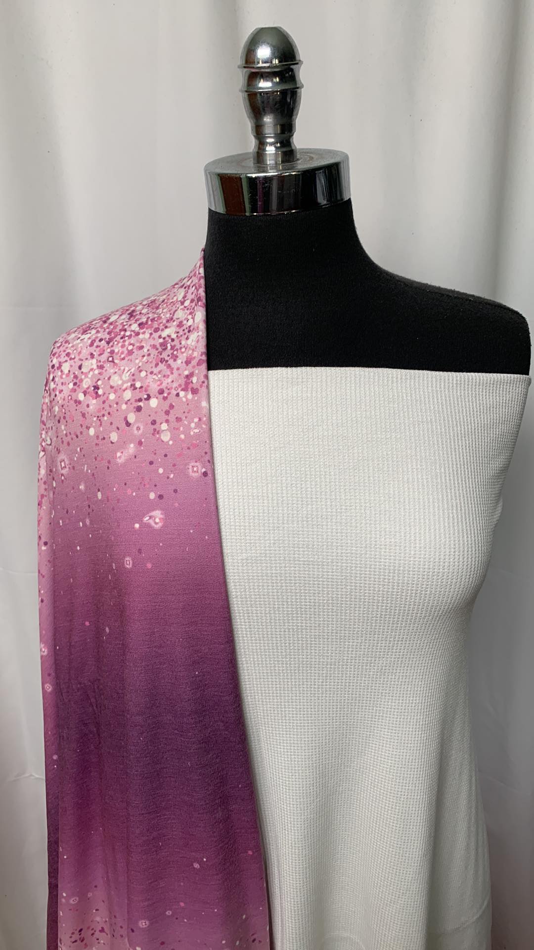 OMBRE GLITTER BUNDLE : 2YD Ombre Glitter PRS FT & 1.5YD Ivory Thermal : A1578