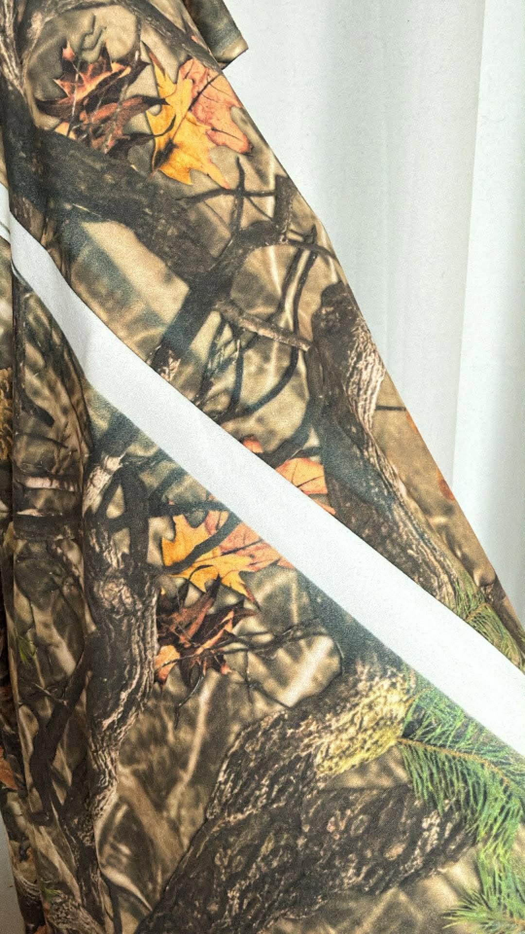 BROWN/TREE CAMO BUNDLE : 3YD Tree Camo DBP (Flaw-Read Descr.) & 2YD Brown Japanese Ponte : A30103