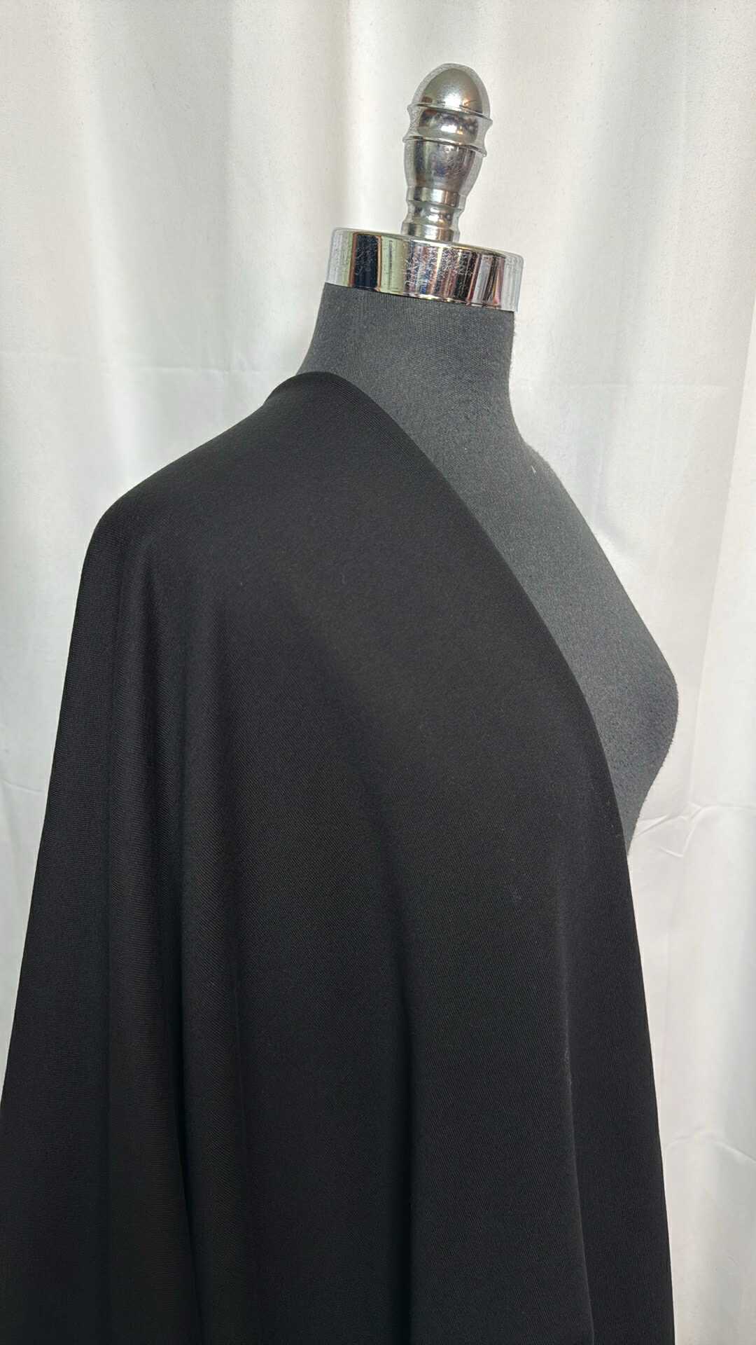 Black - Organic French Terry (60" Wide) - 2 Yard Cut