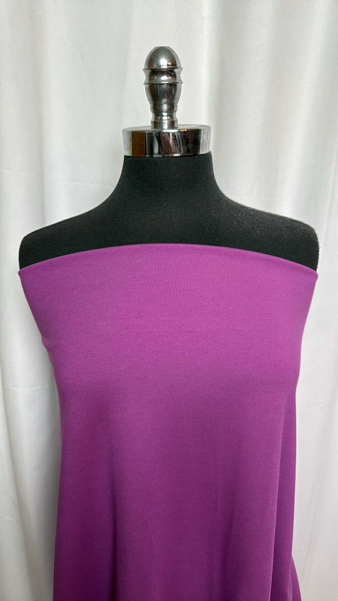 Divine Purple - Rayon/Nylon/Spandex Ponte - By the Yard