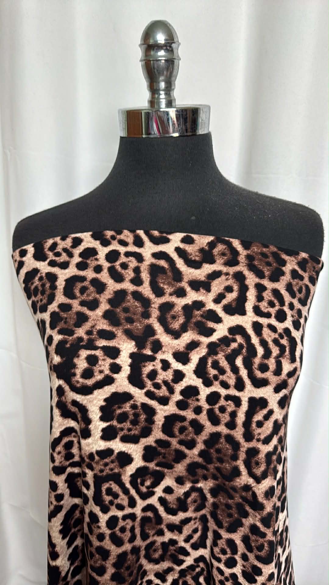 Leopard - Double Brushed Poly Spandex - 2 Yard Cut