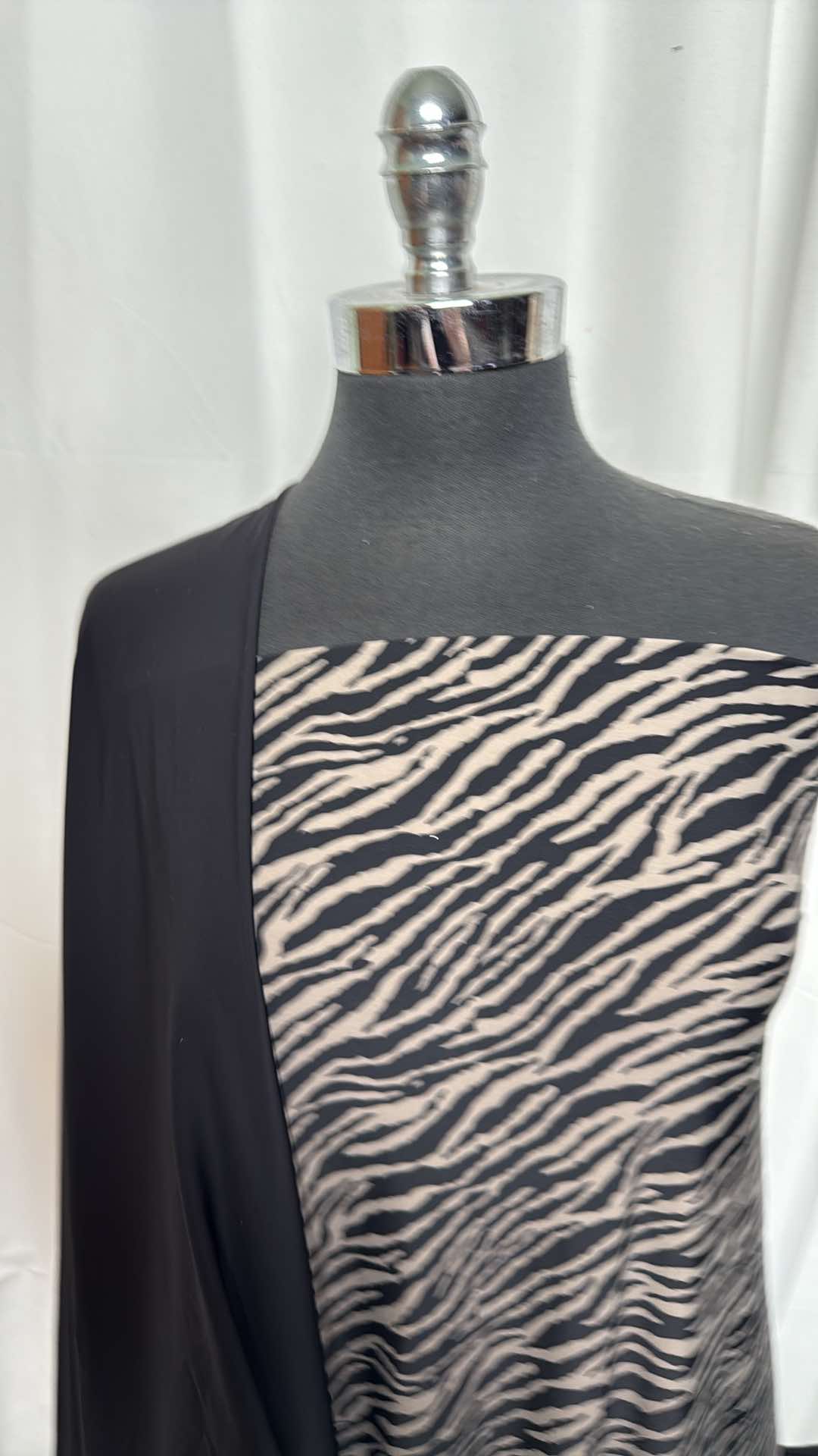 BLACK/ZEBRA BUNDLE : 2YD Black N/S & 2YD Zebra N/S : A27192