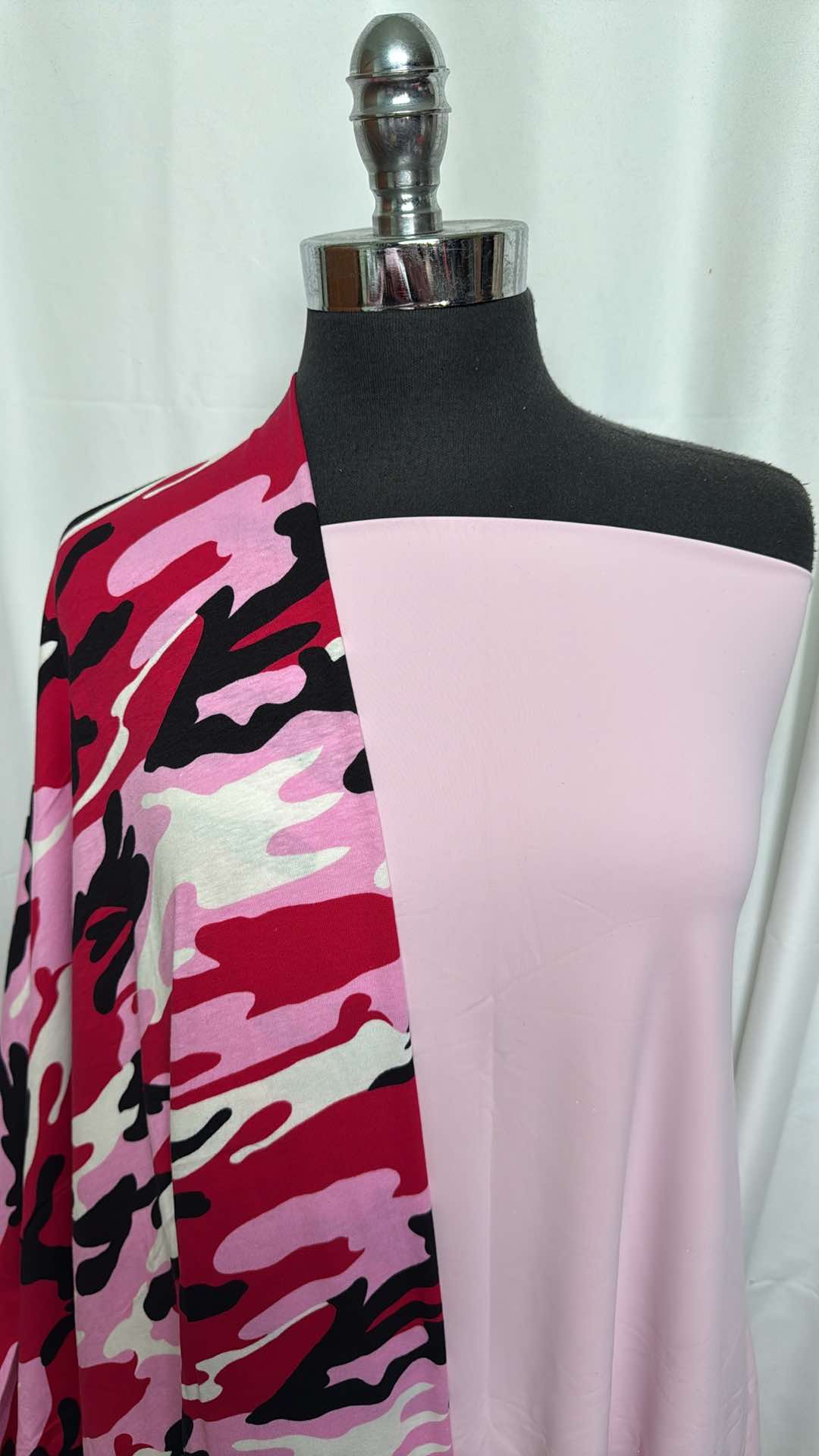 LIGHT PINK/CAMO BUNDLE : 2YD Light Pink N/S & 2YD Camo C/S : A27385