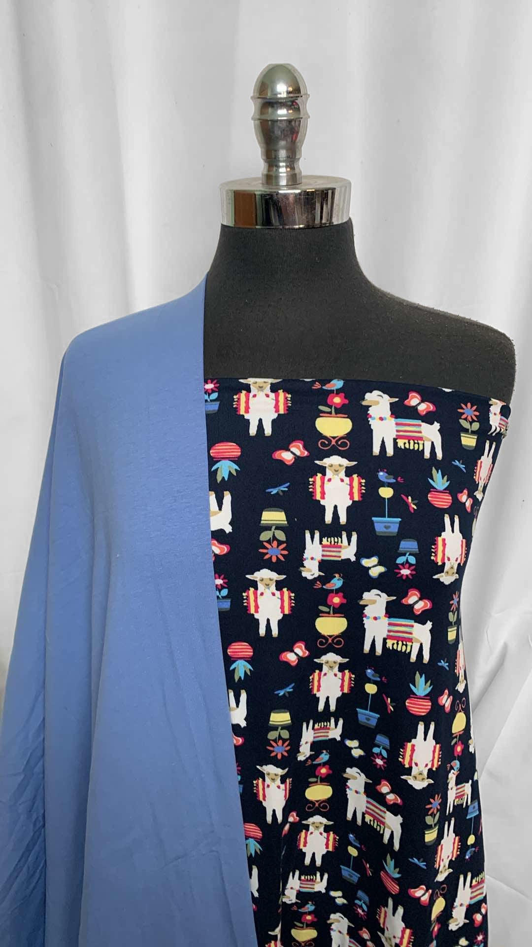 BLUE/LLAMA BUNDLE : 2YD Llama DBP & 2YD Blue C/S : A25994