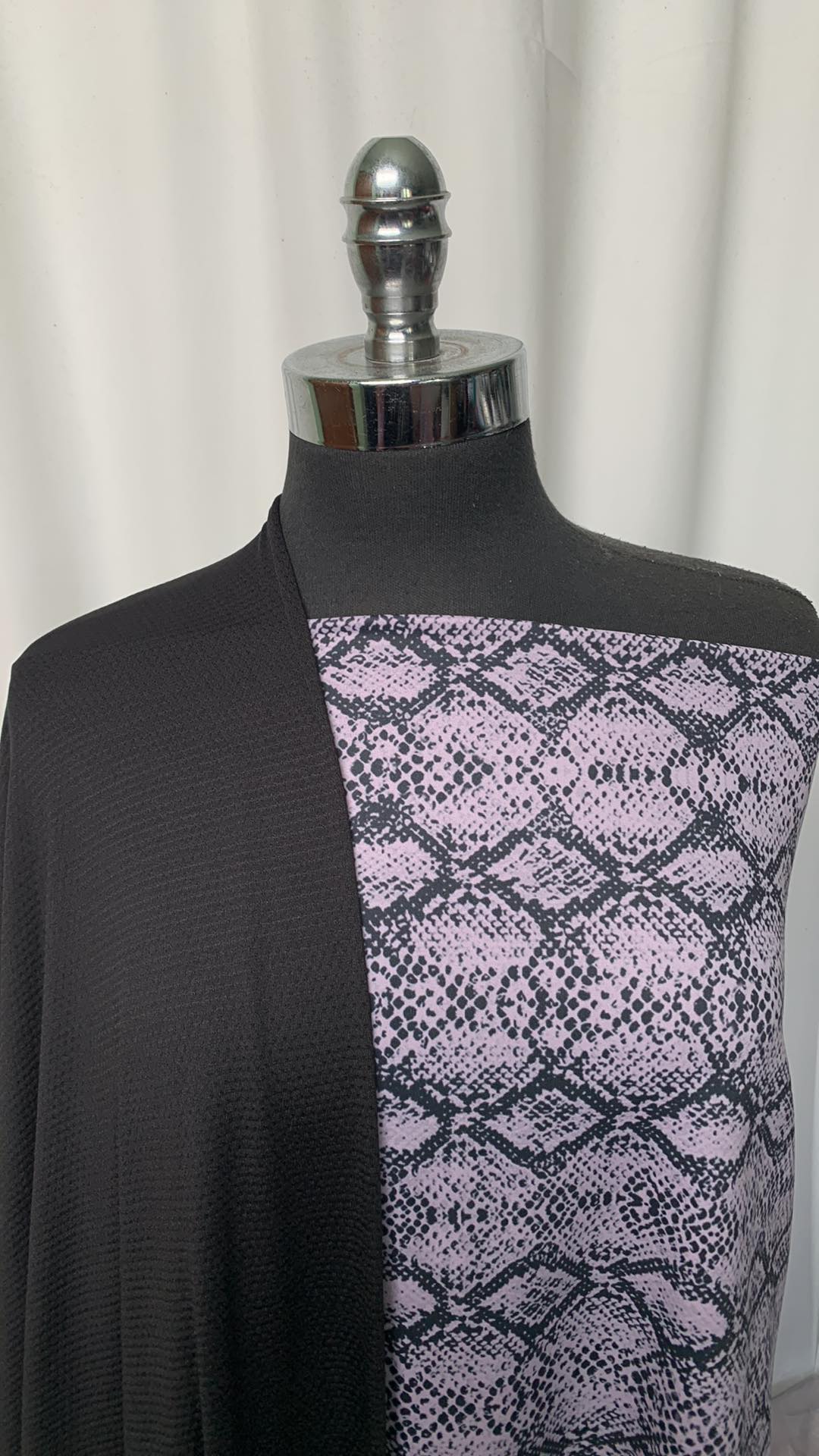 BLACK/SNAKE BUNDLE : 2YD Snake PF & 2YD Black PF Mesh : A1676