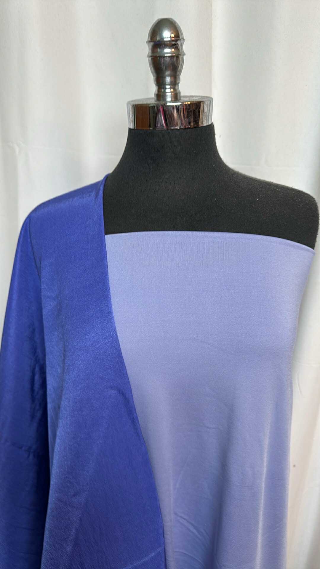 BLUE/PERIWINKLE BUNDLE : 1.5YD Periwinkle Brushed-Back PF & 2YD Blue Water-Resistant Woven : A28670