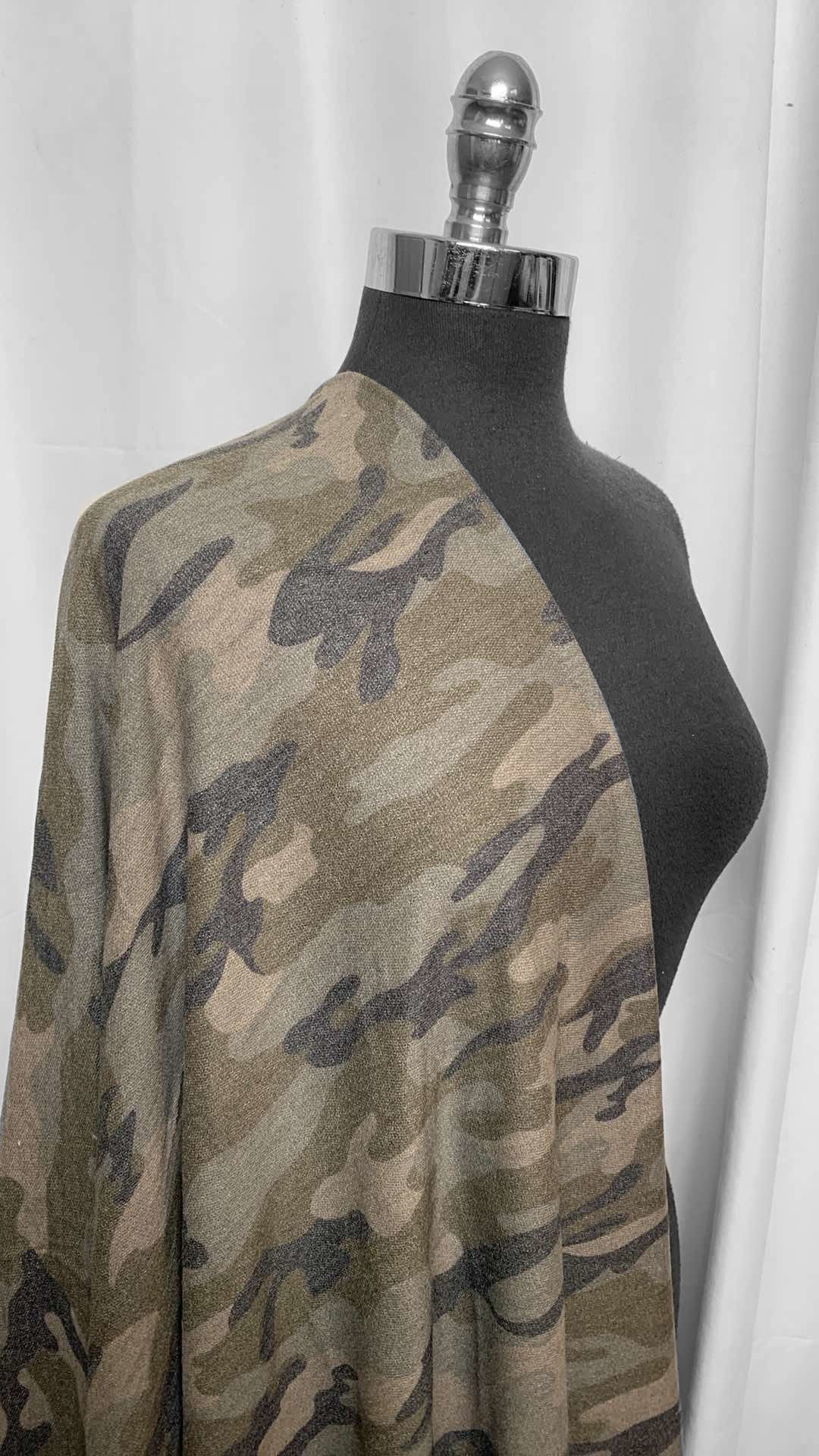 Camo - Right-Side-Loop PRS French Terry - 2 Yard Cut
