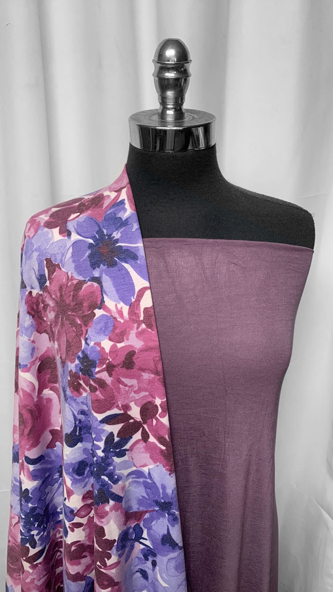 PURPLE/FLORAL BUNDLE : 2YD Floral PRS FT & 2YD Purple R/S : A25366