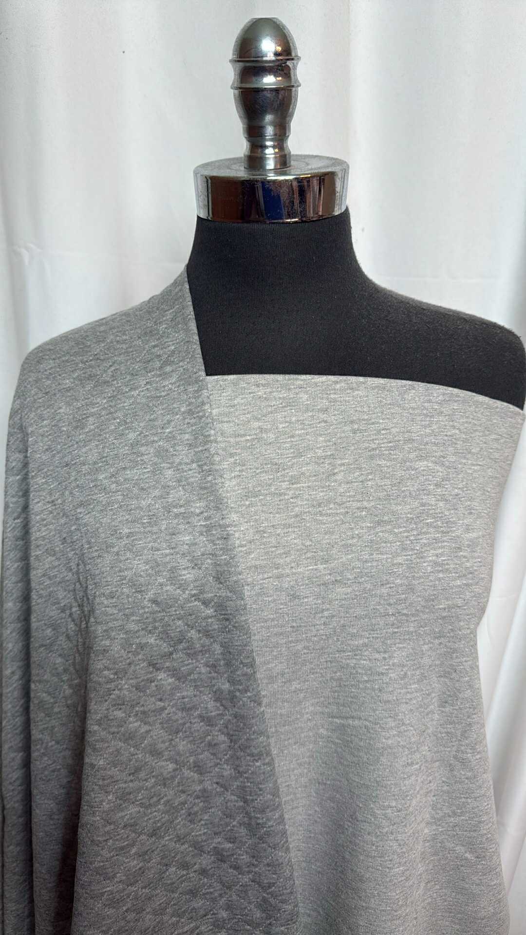 DOUBLE GREY BUNDLE : 1+YD Grey C/S FT & 2YD Grey Quilted : A28277