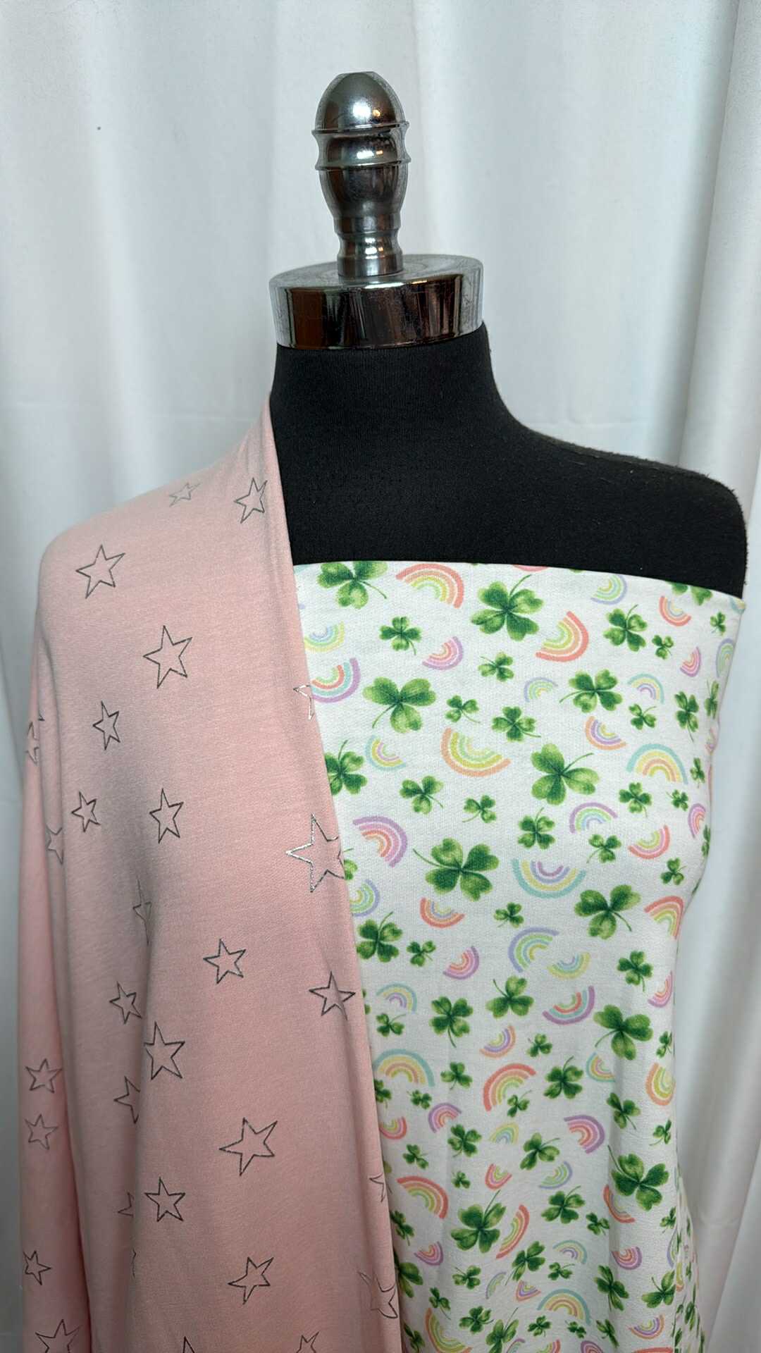 LUCKY STARS BUNDLE : 2YD Foil Stars PRS FT & 2YD Shamrock PRS FT : A27878