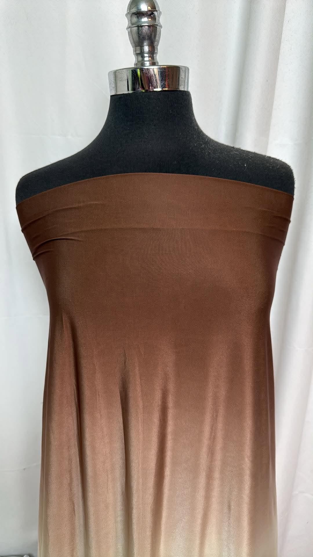 Brown Ombre (Selvedge-to-Selvedge) - Venezia- 2 Yard Cut