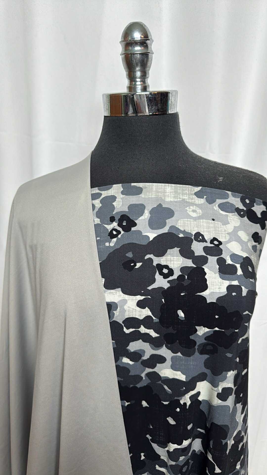 SILVER/CAMO BUNDLE : 2YD Camo N/S & 1YD Silver Yoga PF : A29206