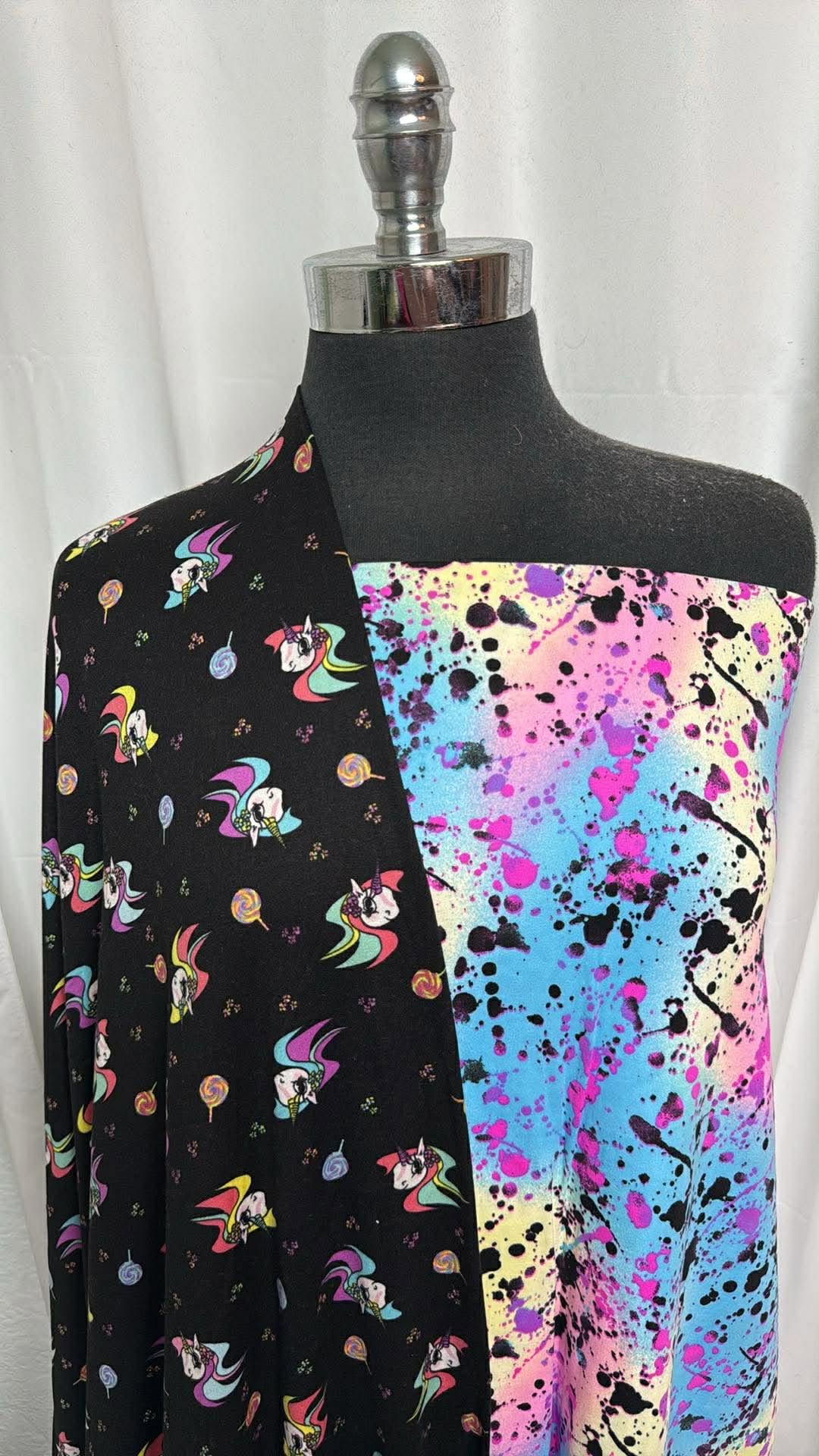 SPLATTER/UNICORN BUNDLE : 2YD Splatter DBP & 2YD Unicorn DBP : A30196