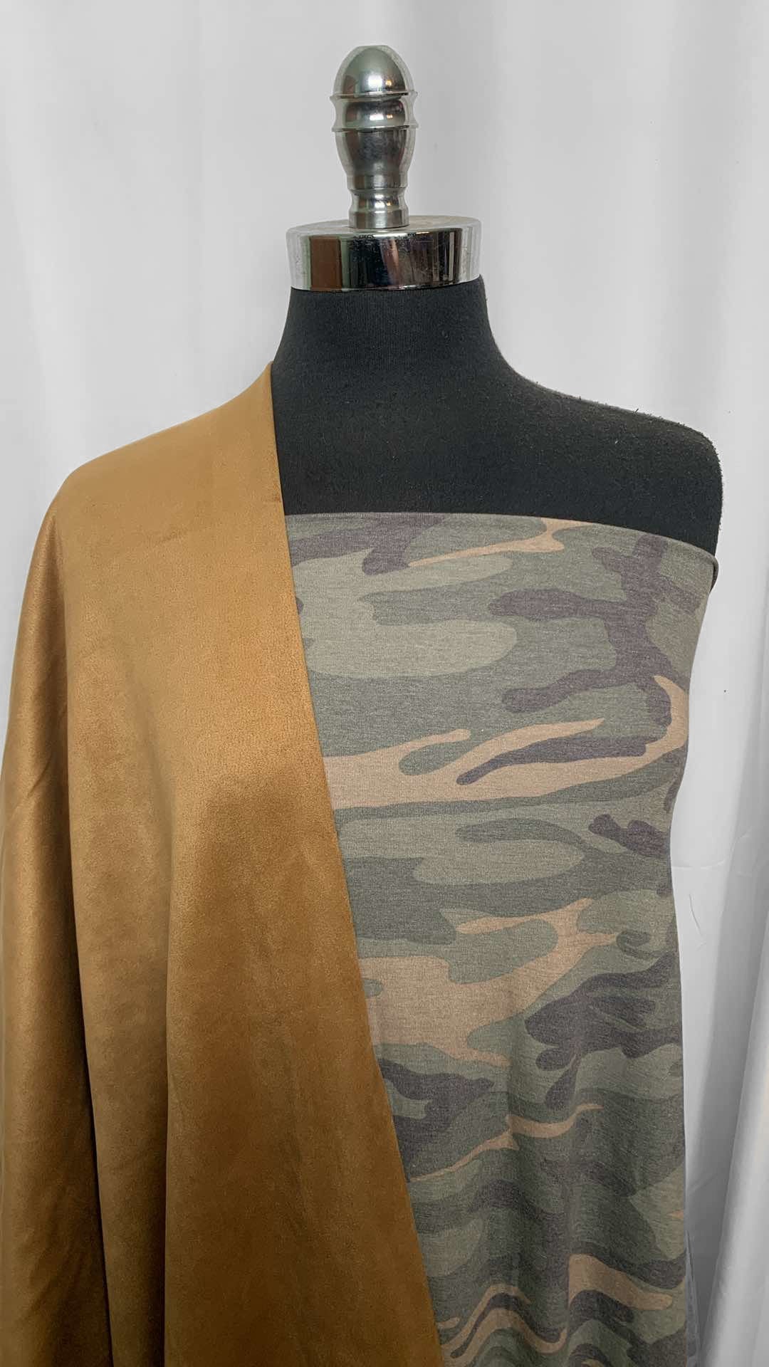 CAMO/SUEDE BUNDLE : 2YD Suede Scuba & 2YD Camo PRS Jersey : A26020