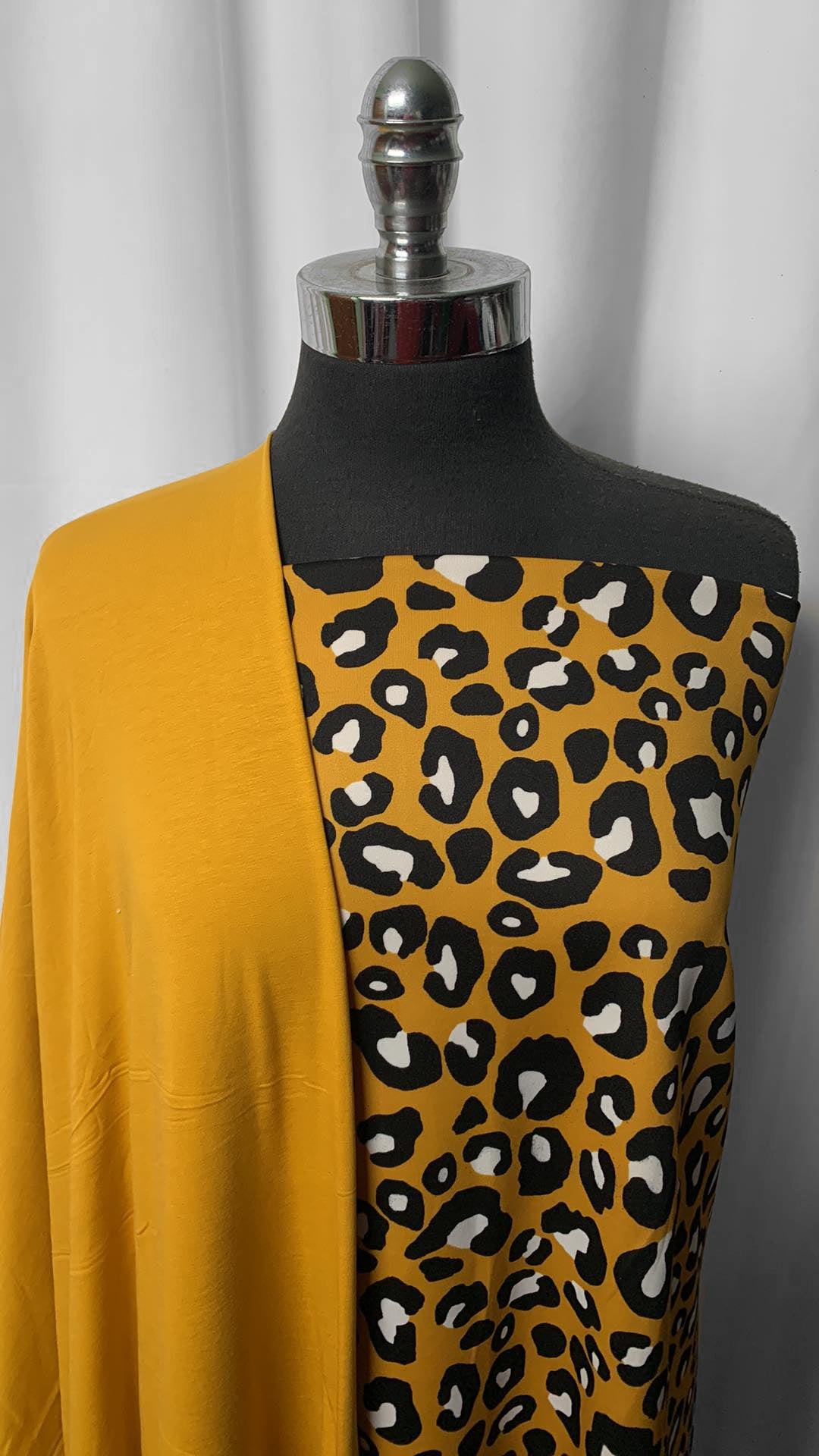 MUSTARD/LEOPARD BUNDLE : 2YD Mustard MVC & 2YD Leopard Scuba : A25045