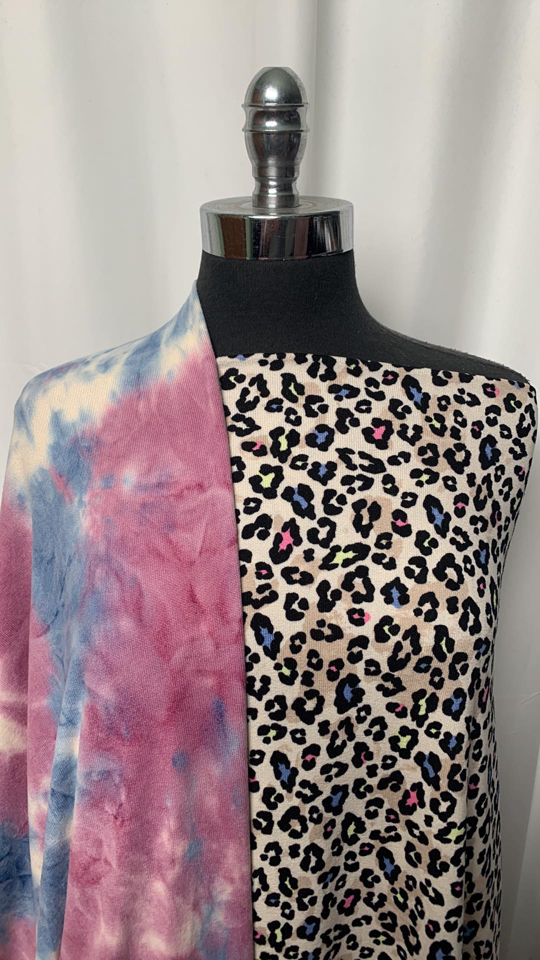 TIE DYE/LEOPARD BUNDLE : 2YD Tie Dye Oakley SK & 2YD Leopard Oakley SK : A2096