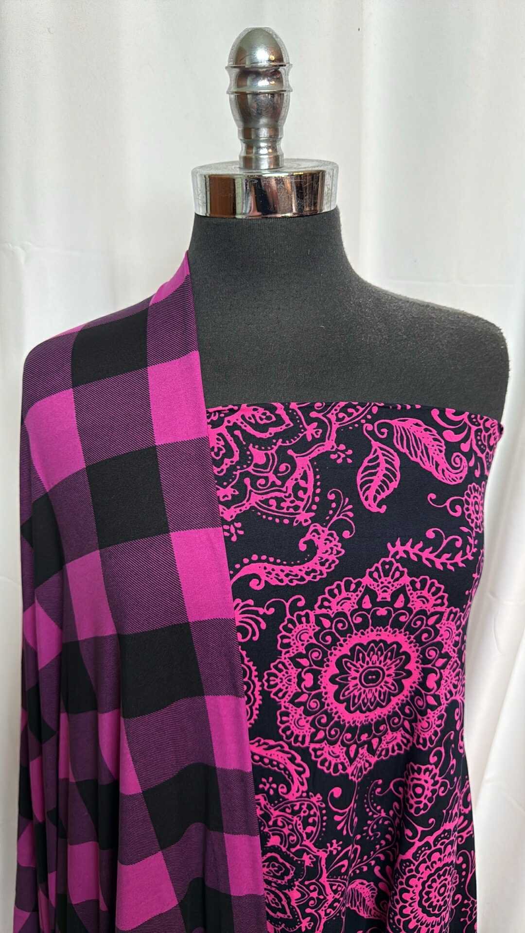 MANDALA/PLAID BUNDLE : 2YD Mandala DBP & 2YD Plaid DBP : A27546