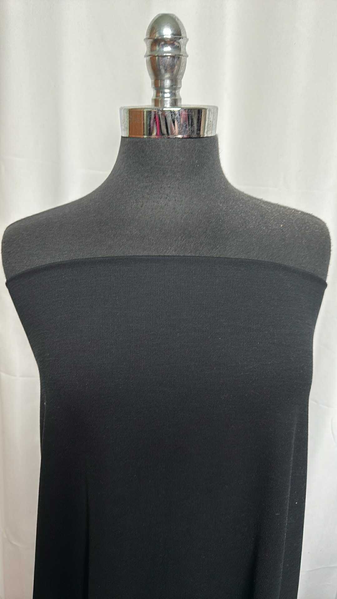 Black 2-Tone - Performance Rib - 2 Yard Cut