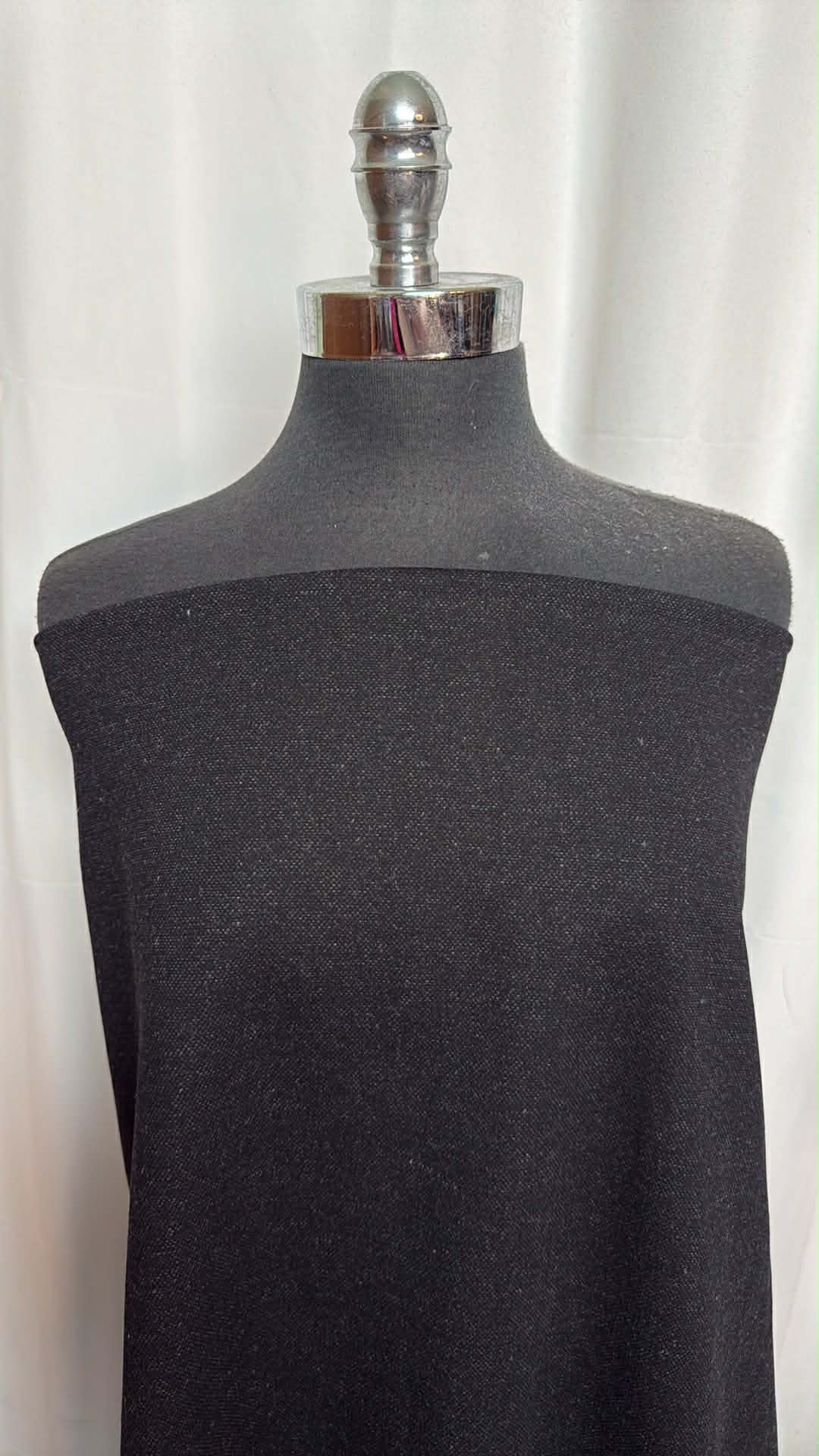Black Flecked - Ponte - 2 Yard Cut