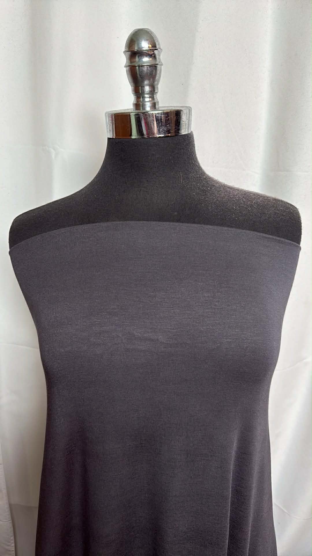Charcoal - Modal/Spandex - 2 Yard Cut