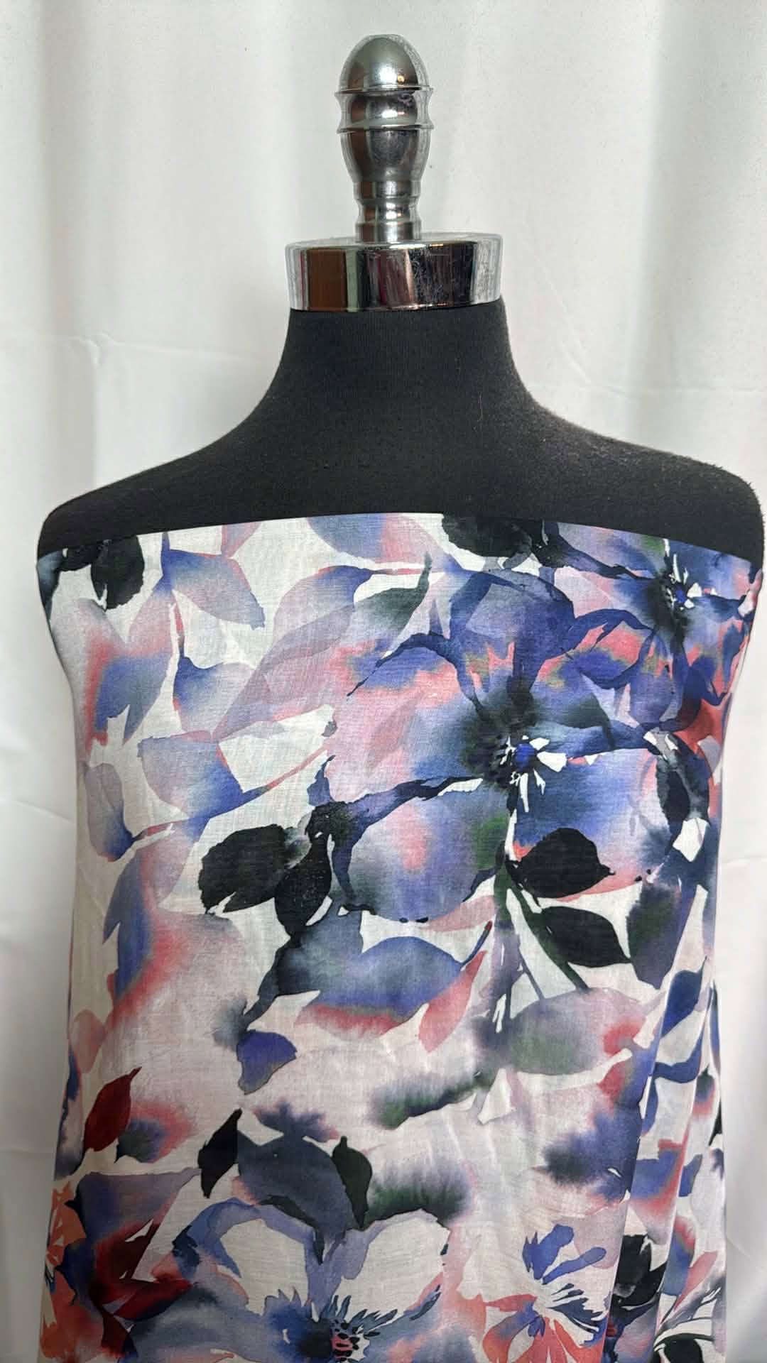 Floral - Cotton Voile - 3 Yard Cut