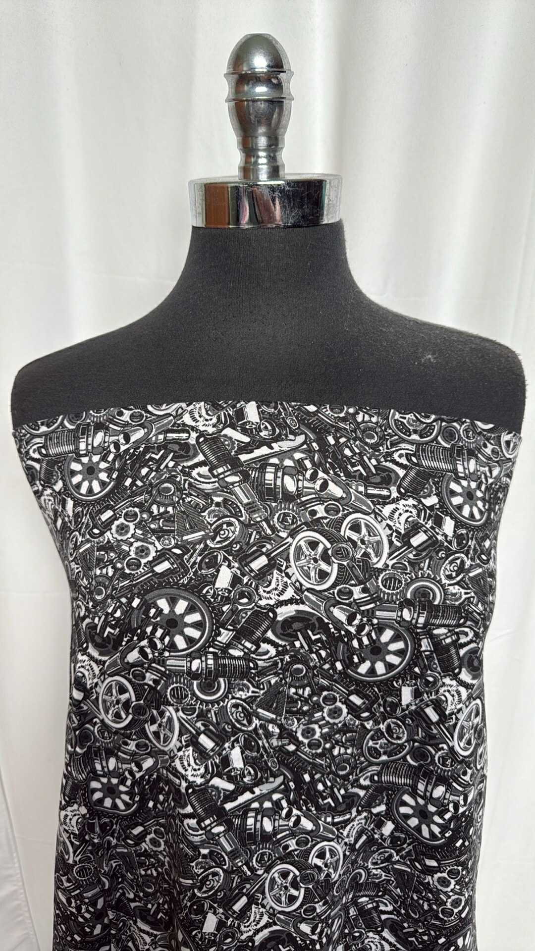 Mechanic - Double Brushed Poly Spandex - 2 Yard Cut