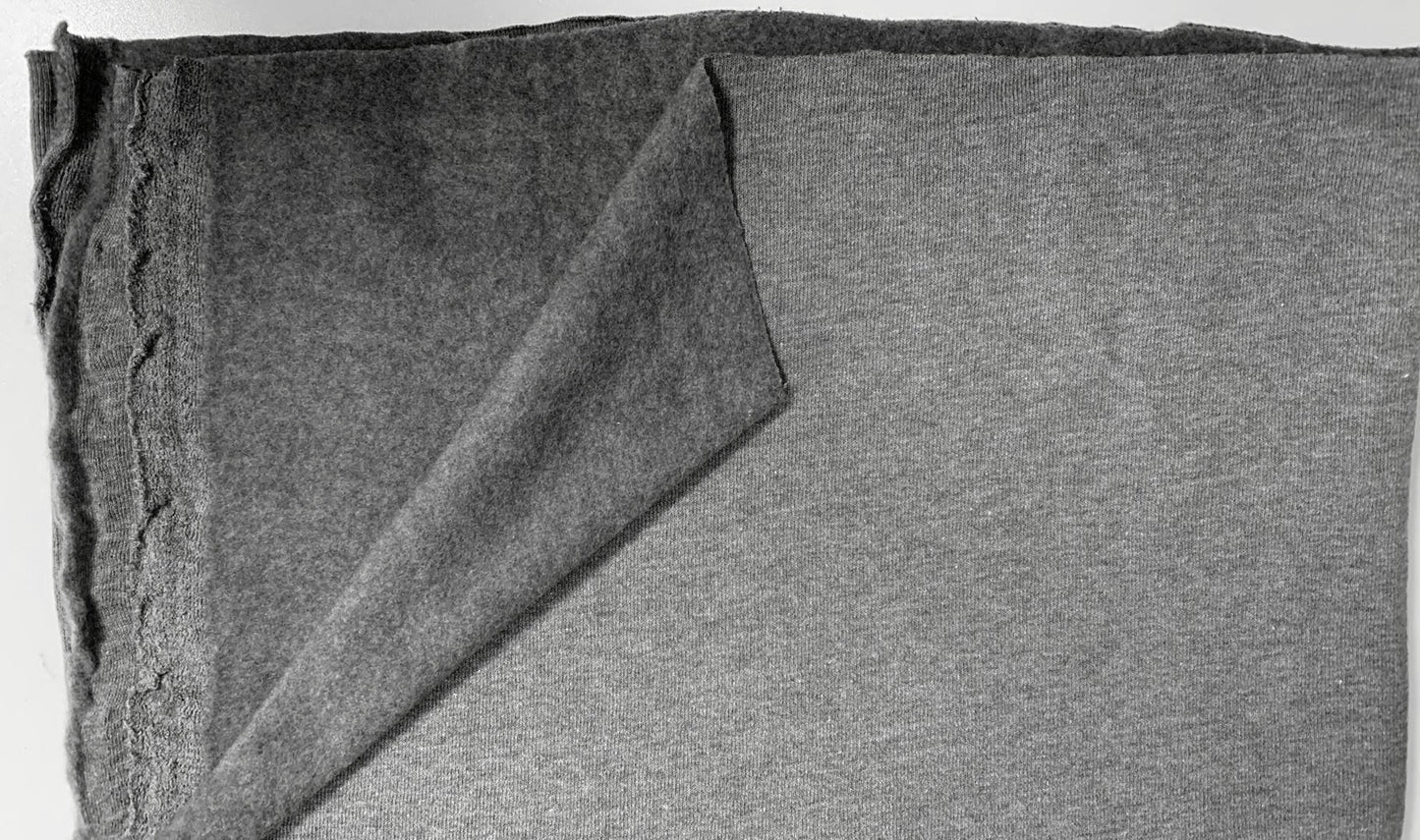 Grey - Sweatshirt Fleece - 1 Yard Cut