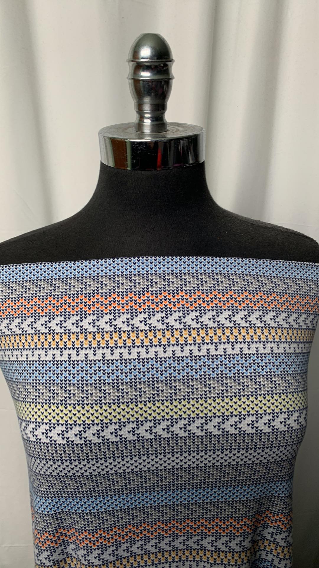 Knitted Print - Double Brushed Poly Spandex - 2 Yard Cut