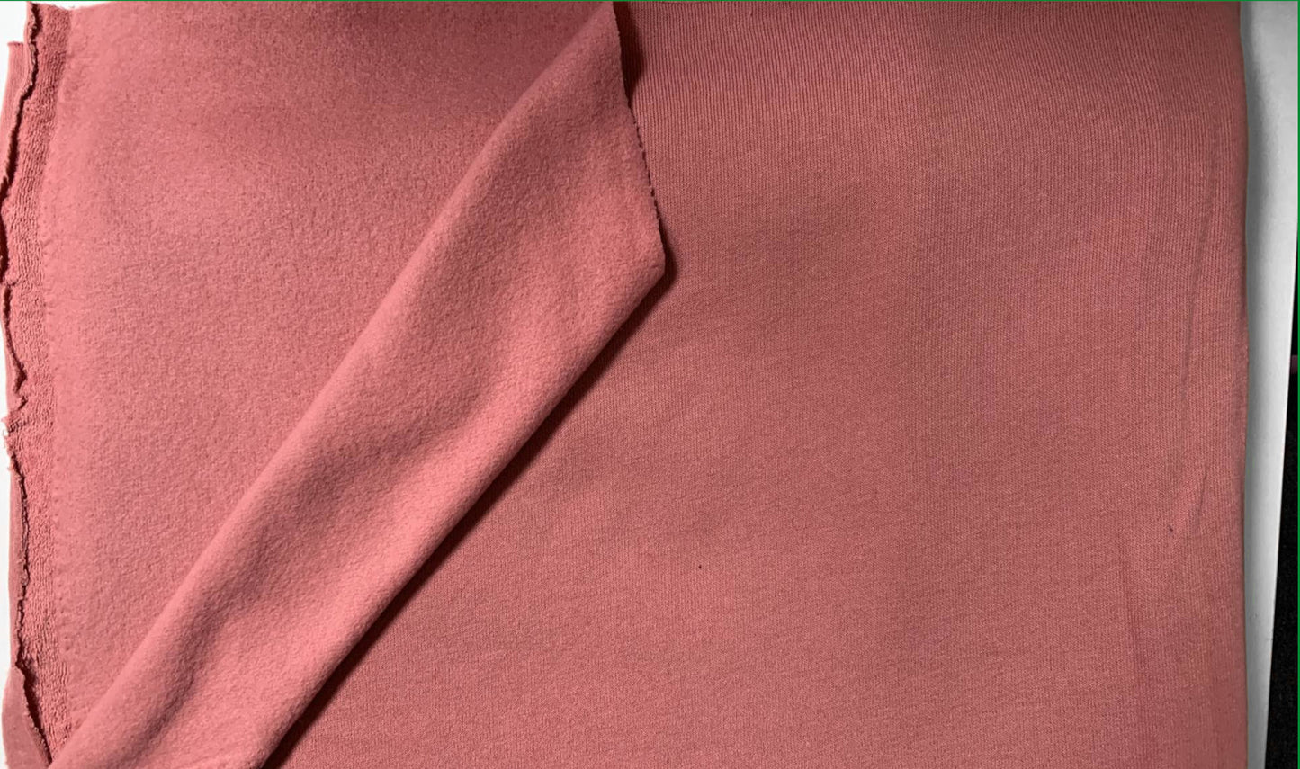 Mauve - Sweatshirt Fleece - 1 Yard Cut