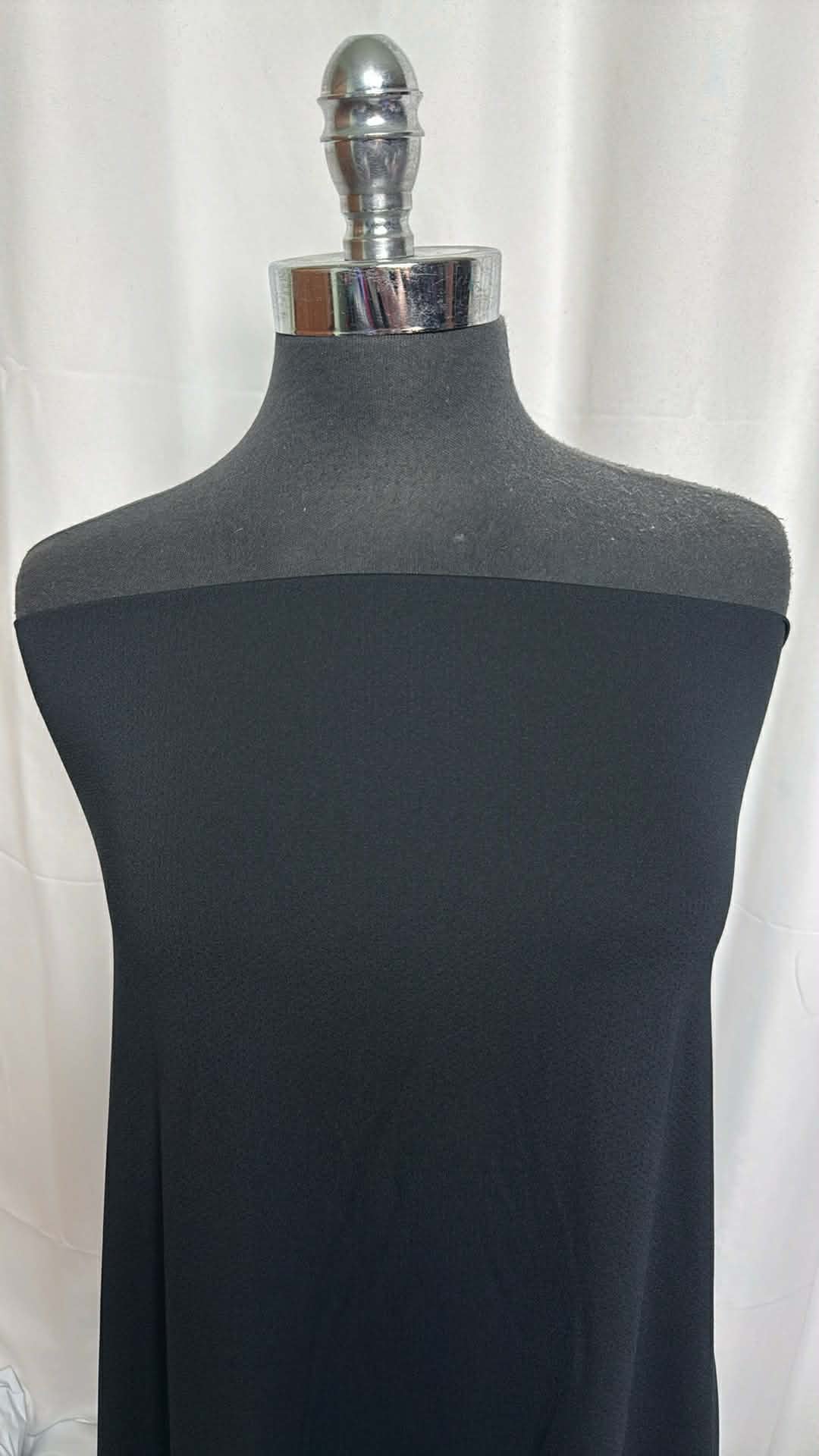 Black - Micro-Perforated Performance Mesh - 2 Yard Cut