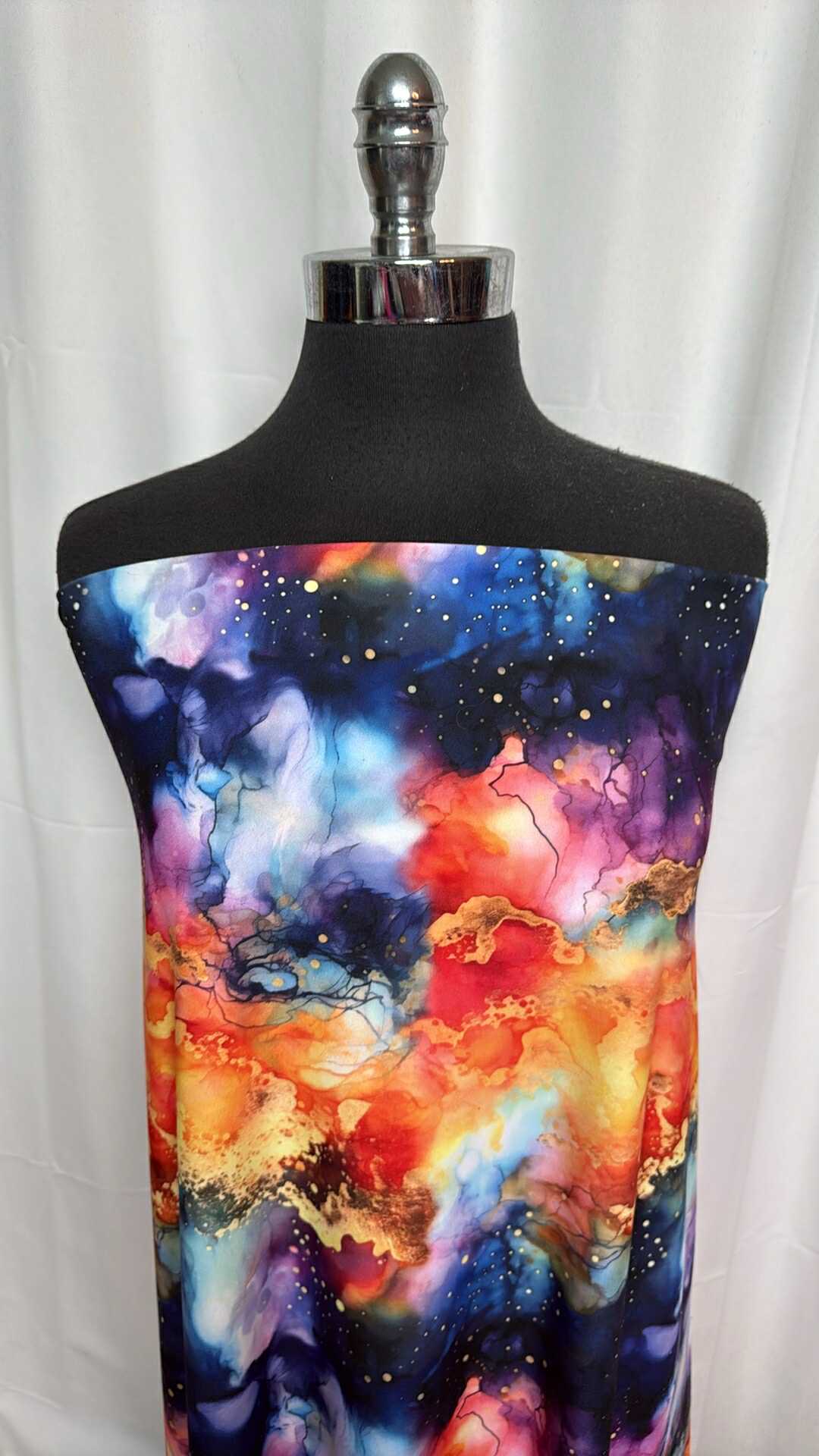 Molten Galaxy - Poly/Spandex Single-Brushed Performance - 2 Yard Cut