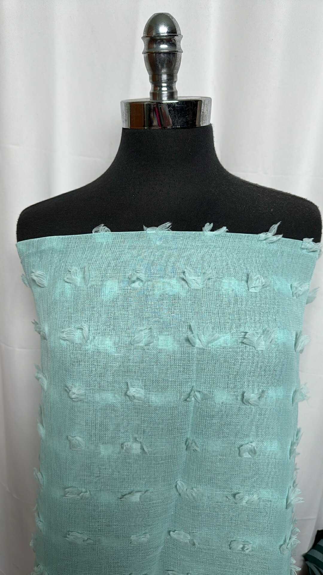 Mint Textured - Poly Woven - 2 Yard Cut