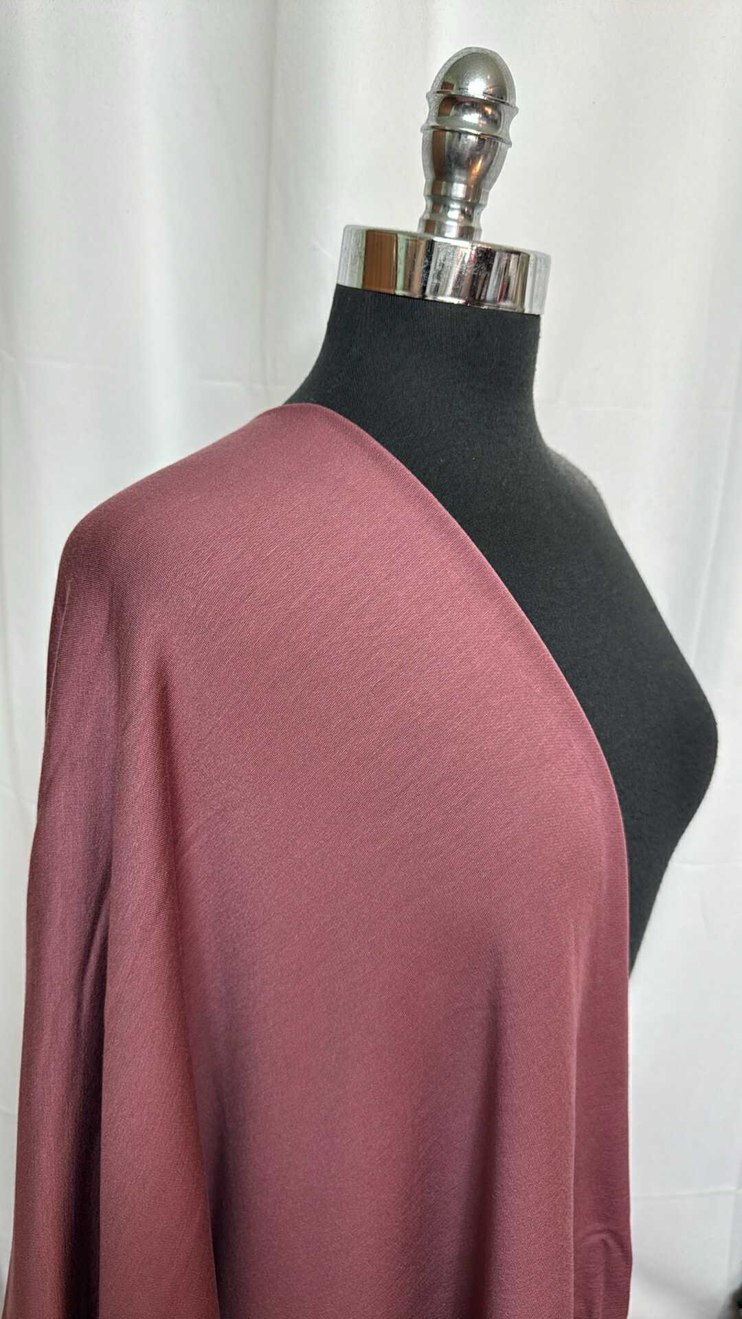 Rose - Modal/Spandex Brushed French Terry - By the Yard