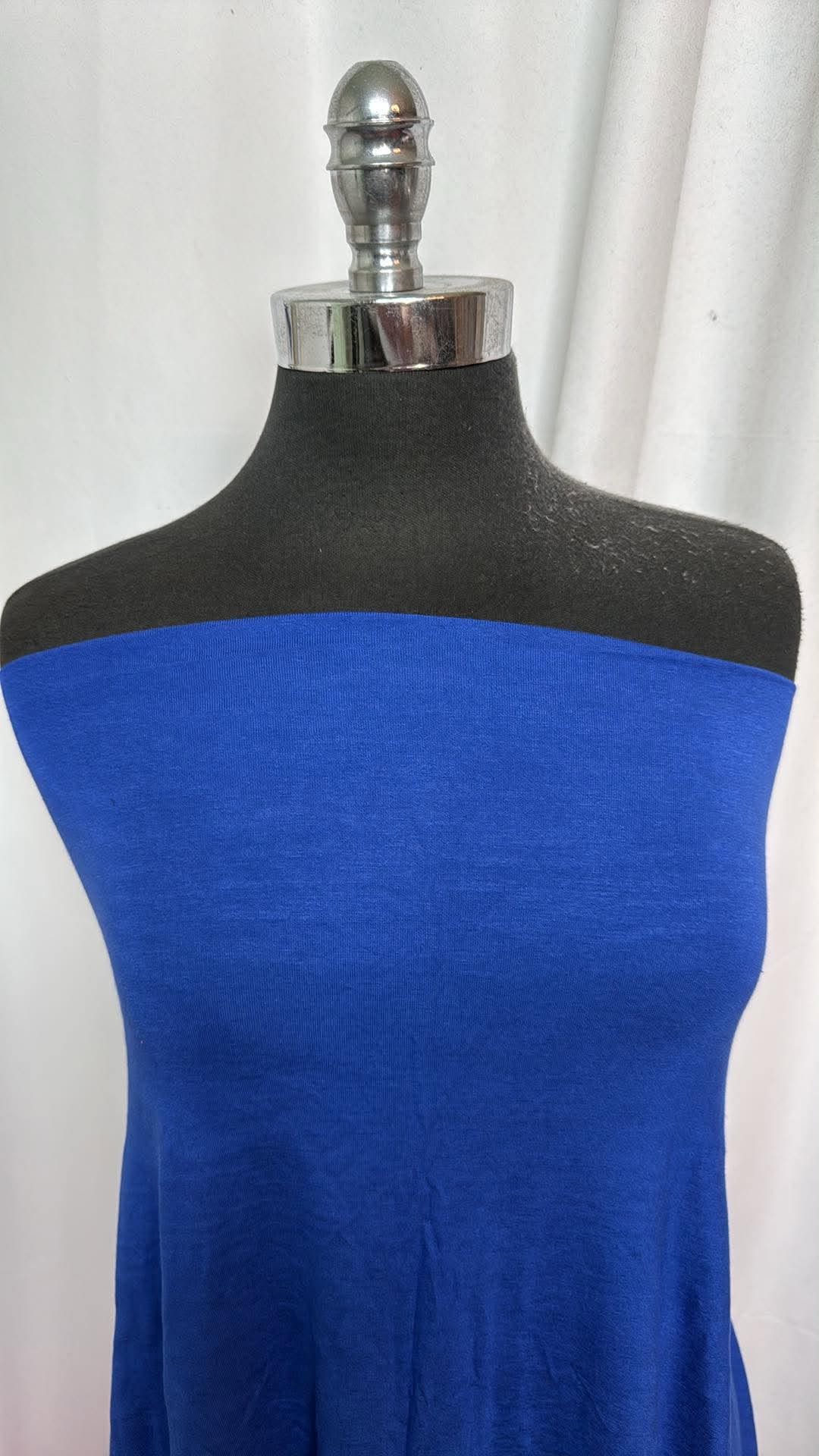 Royal Blue - Rayon/Spandex - 2 Yard Cut