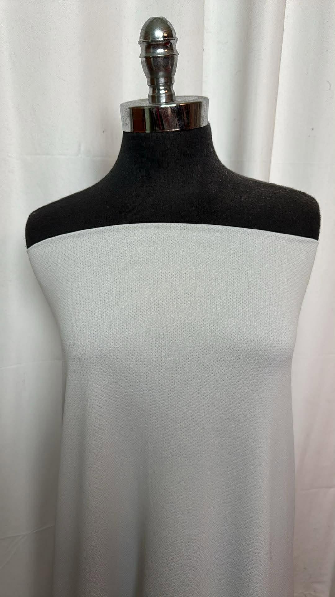 Silver - Sport Mesh - 2 Yard Cut