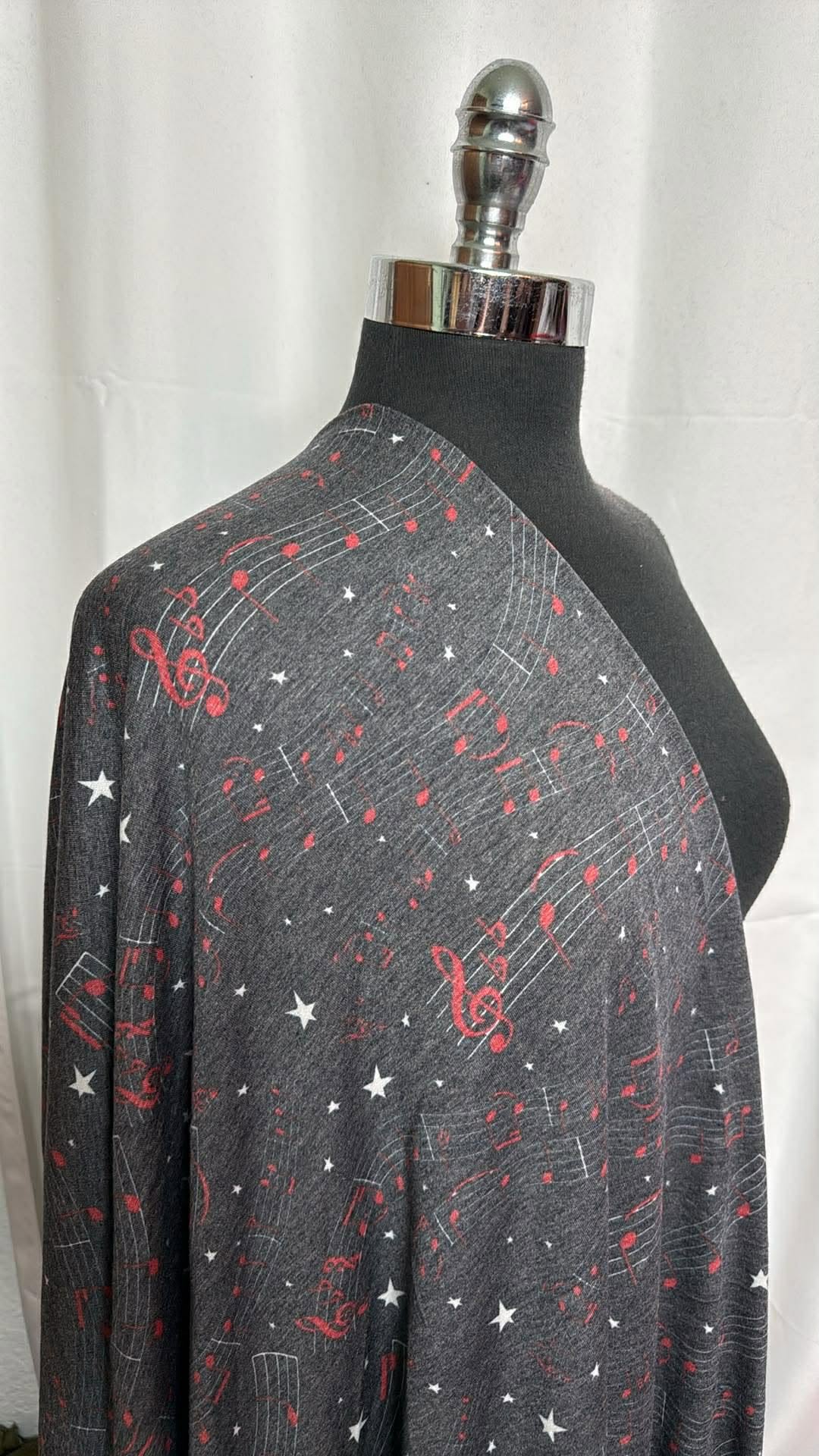 Star Spangled - Poly/Rayon/Spandex French Terry - 2 Yard Cut