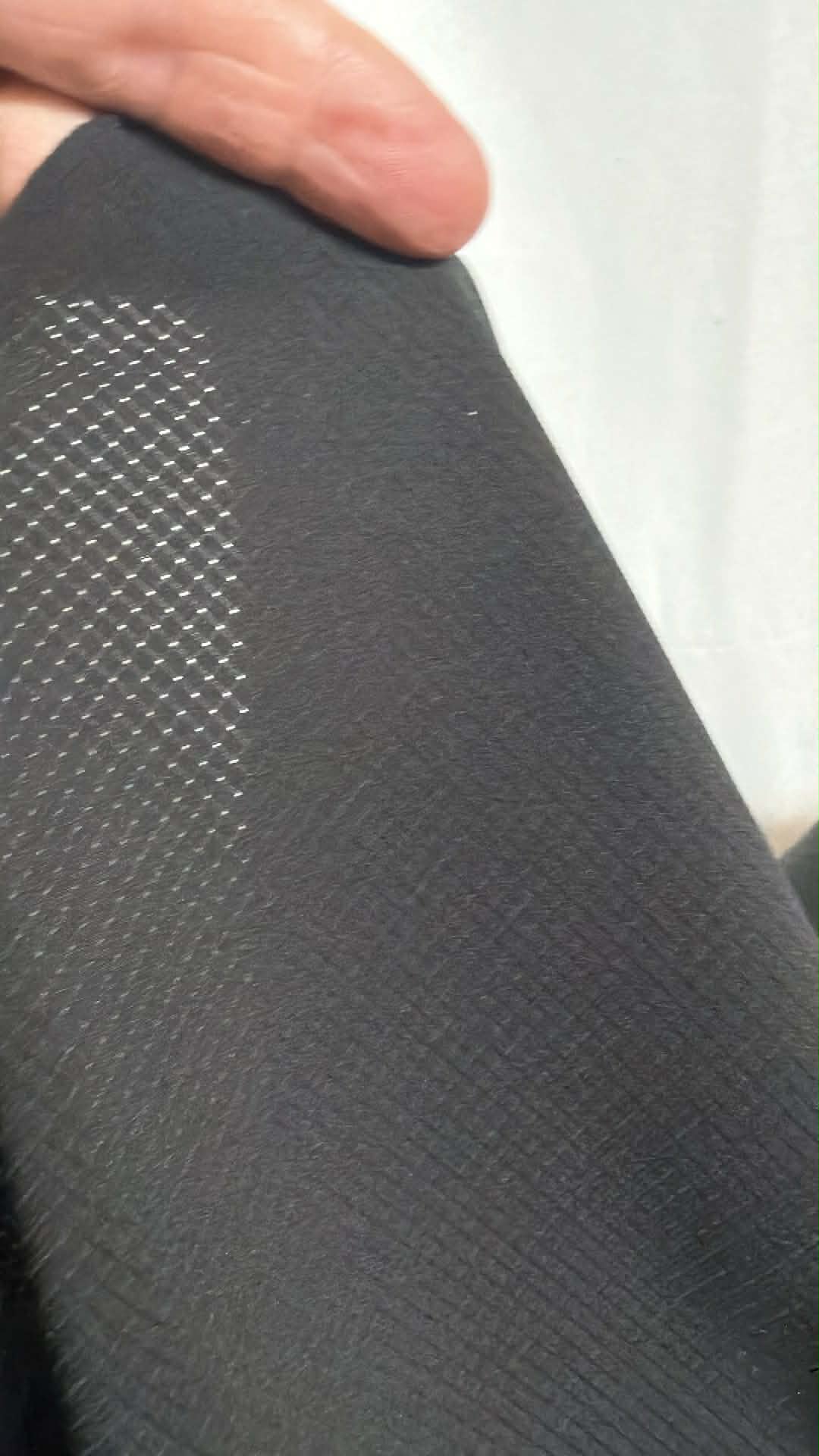 Black - Micro-Perforated Stretch Woven (Made in Japan) - 2 Yard Cut