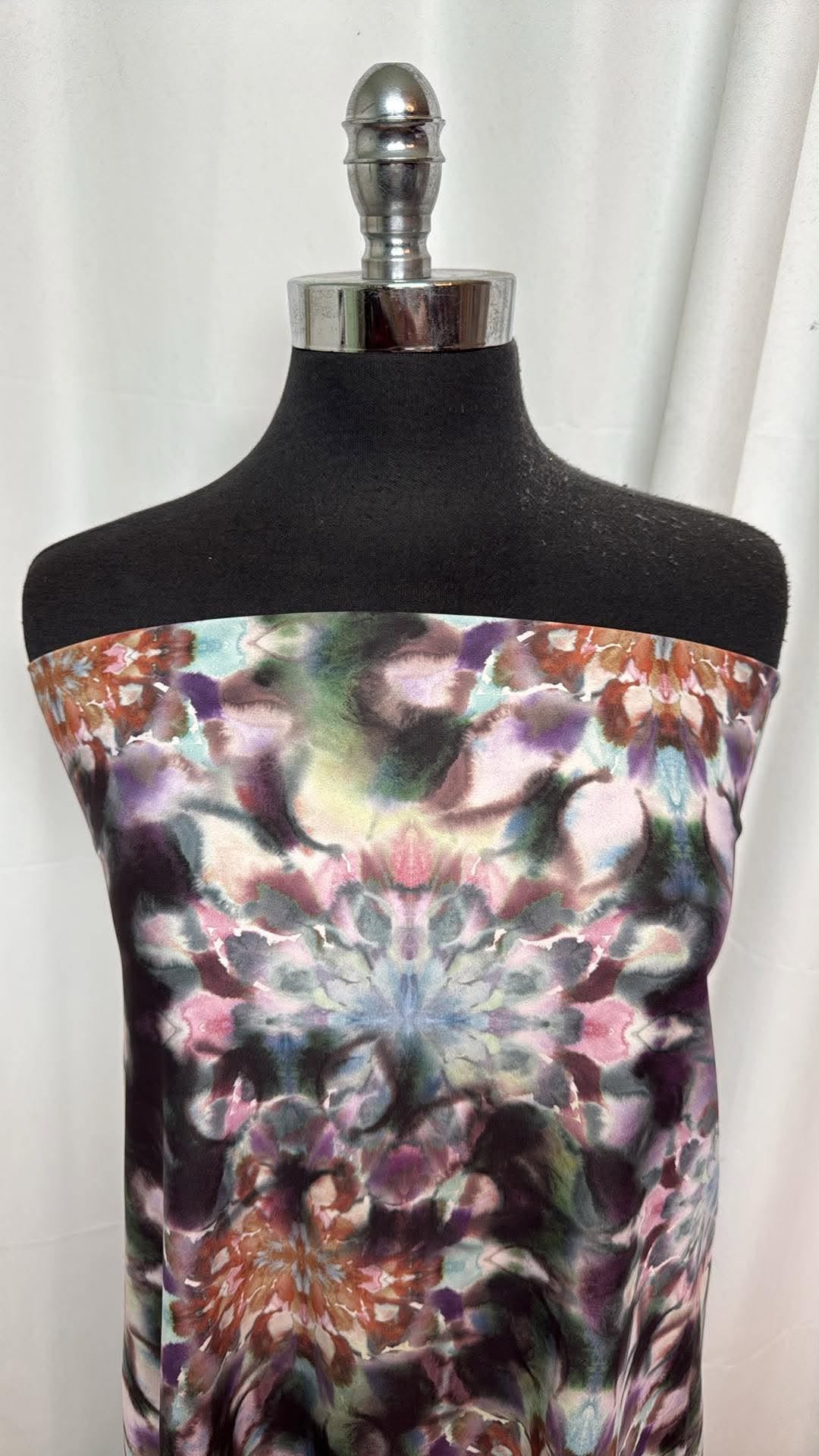 Abstract Floral - Yoga Performance - 2 Yard Cut