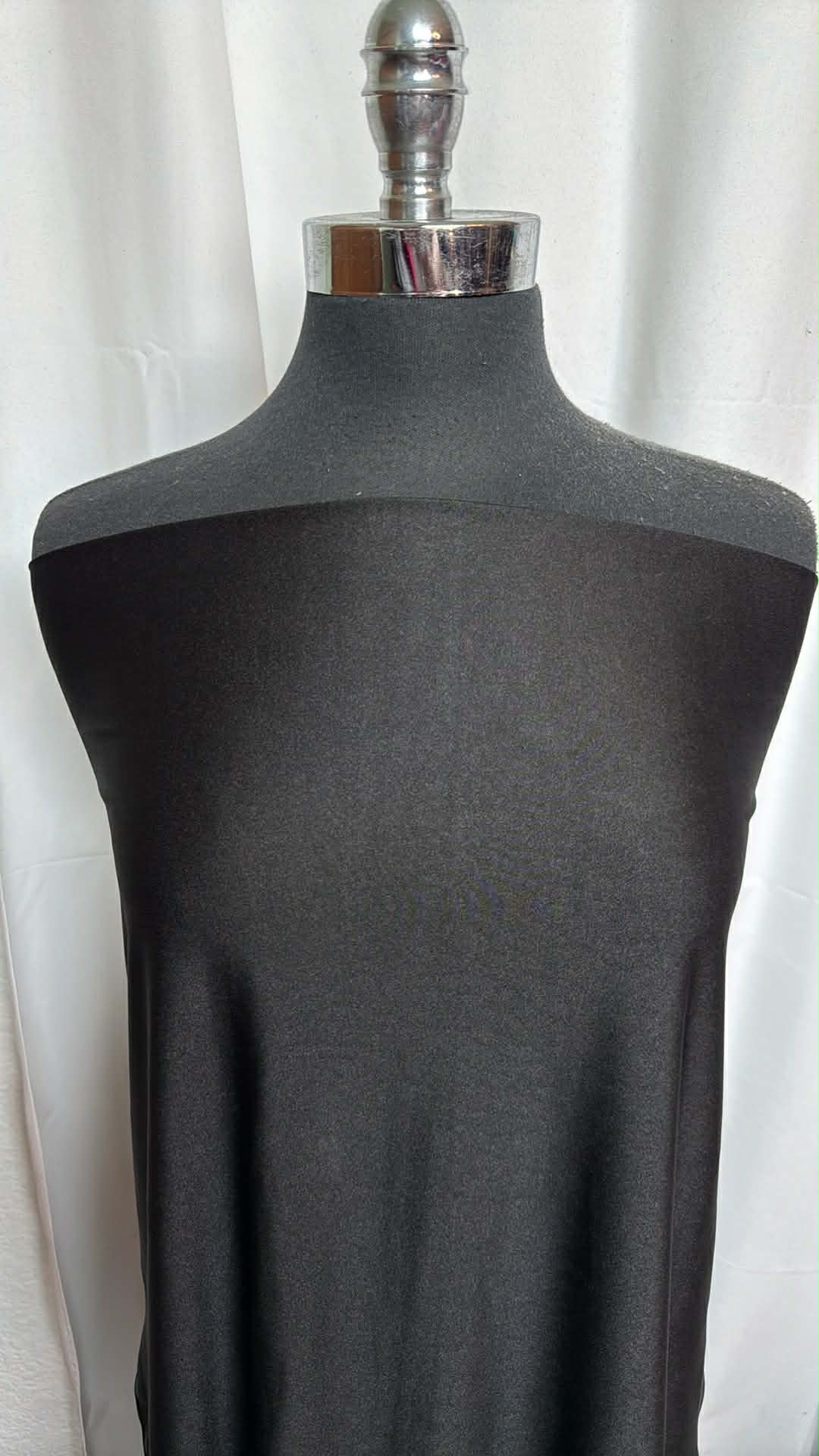 Black Shimmer - Nylon/Spandex - 3 Yard Cut