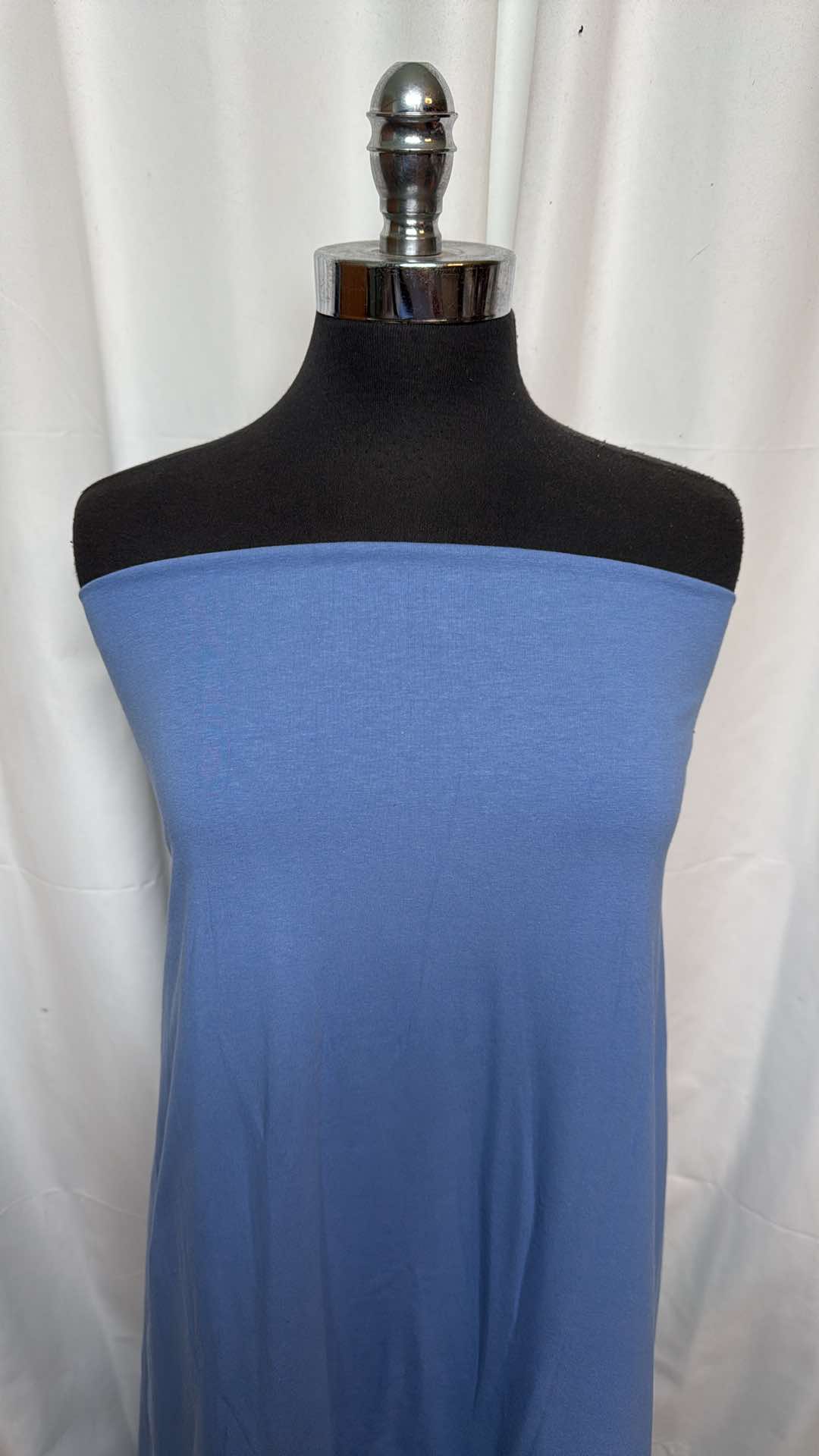 Blue - Cotton/Spandex - 2 Yard Cut