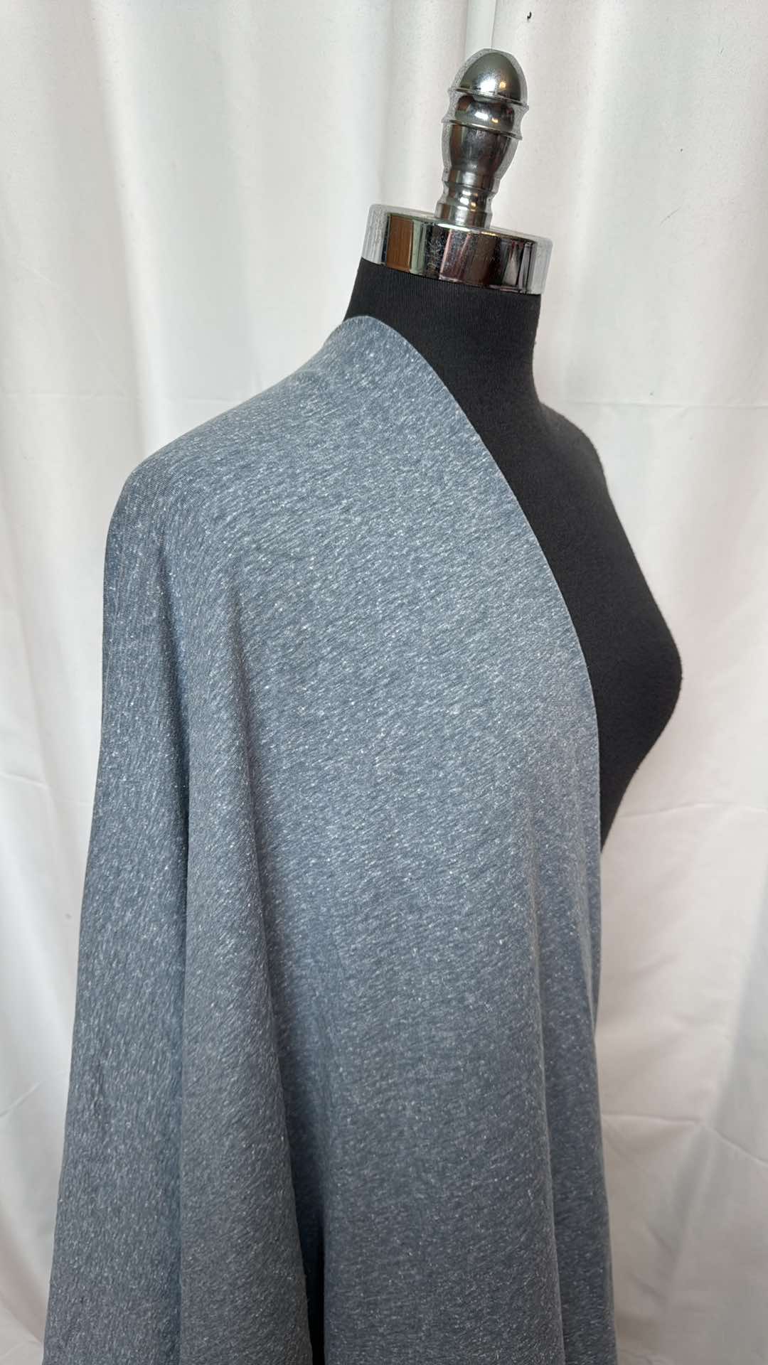 Blue - Triblend French Terry - 2 Yard Cut