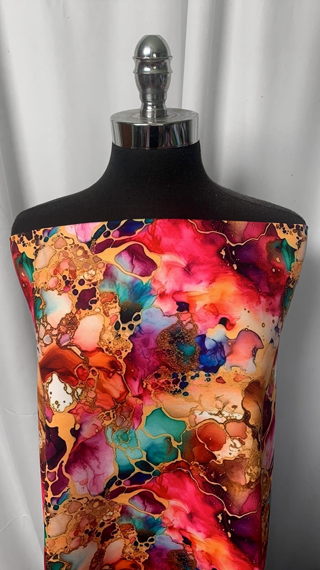 Bright Acid Ink - Peached Performance - 2 Yard Cut